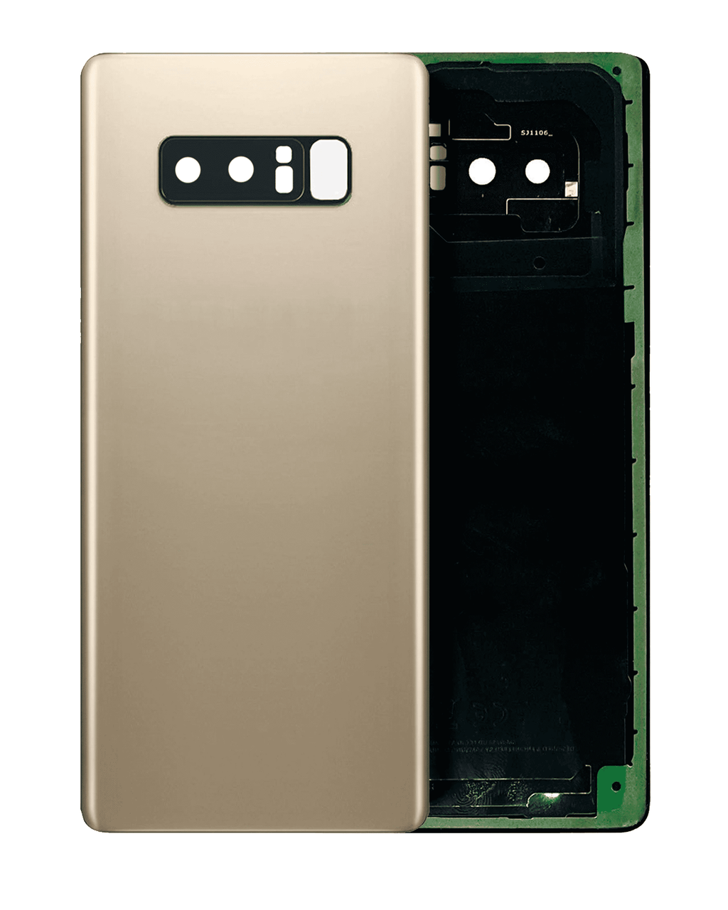 Back Cover with Camera Lens for Samsung Galaxy Note 8 (No Logo) (Aftermarket Plus) (Maple Gold)