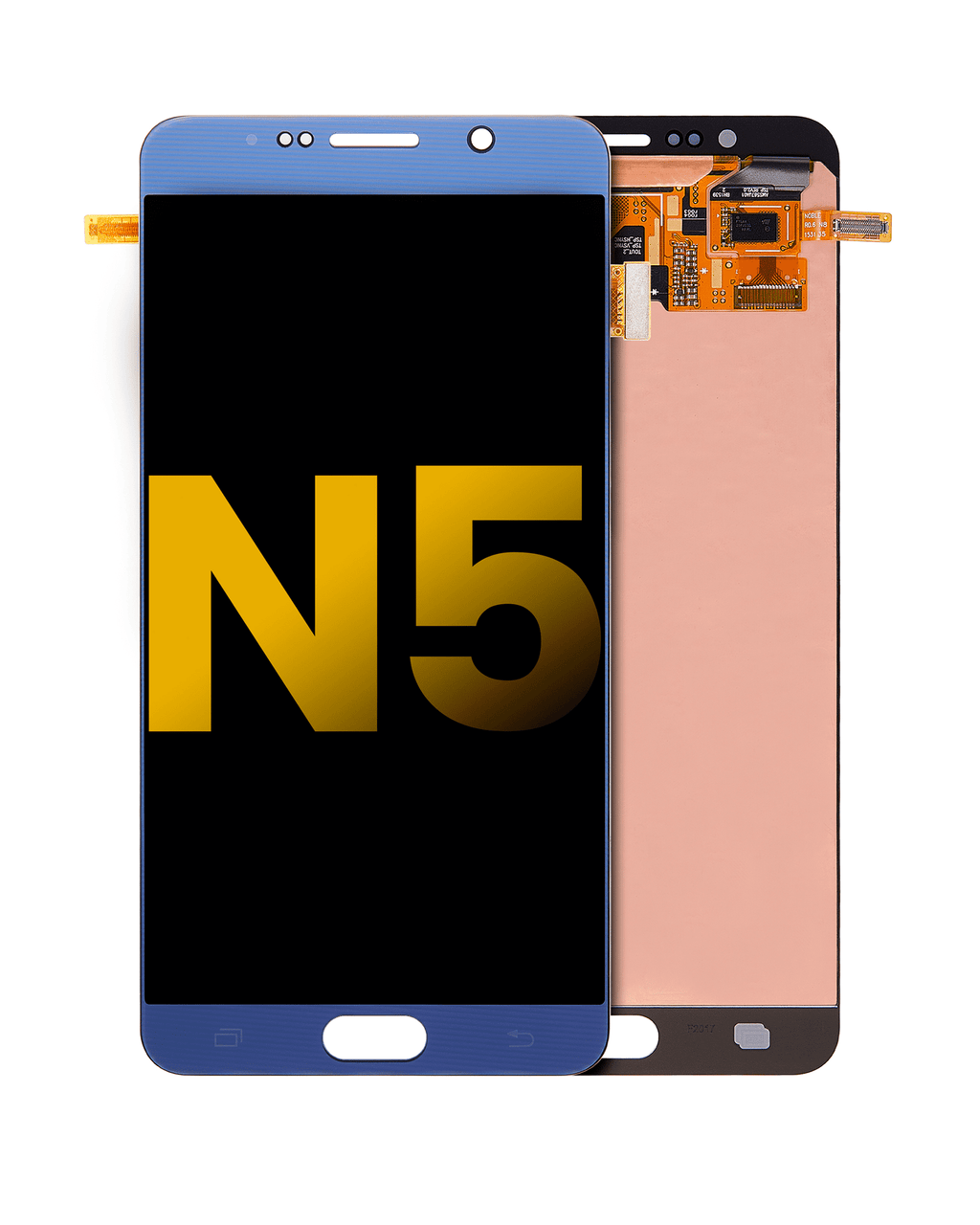 OLED-Display ohne Rahmen Samsung Galaxy Note 5 Refurbished Black Sapphire