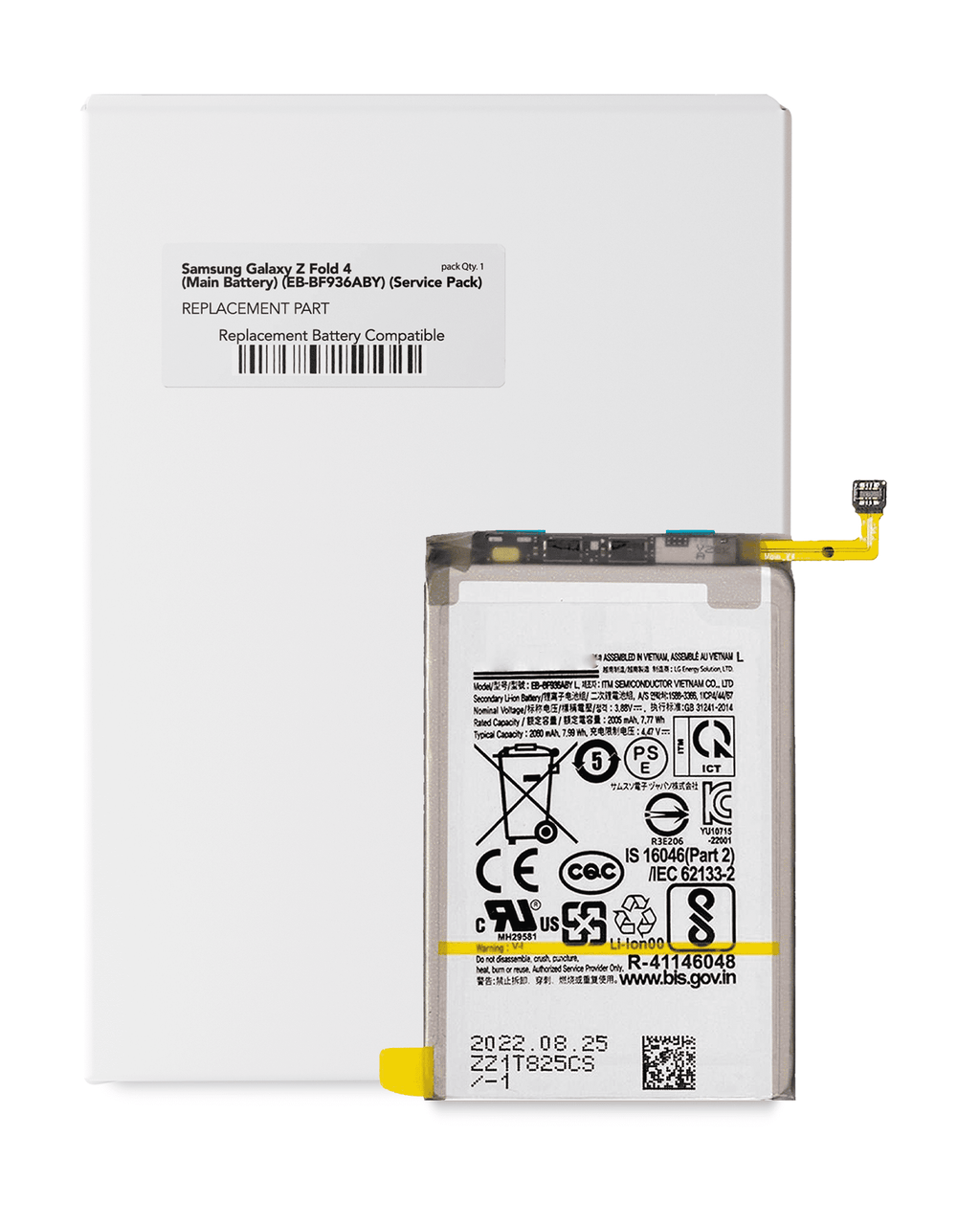 Replacement Battery (Main Battery) for Samsung Galaxy Z Fold 4 (EB-BF936ABY) (Service Pack)