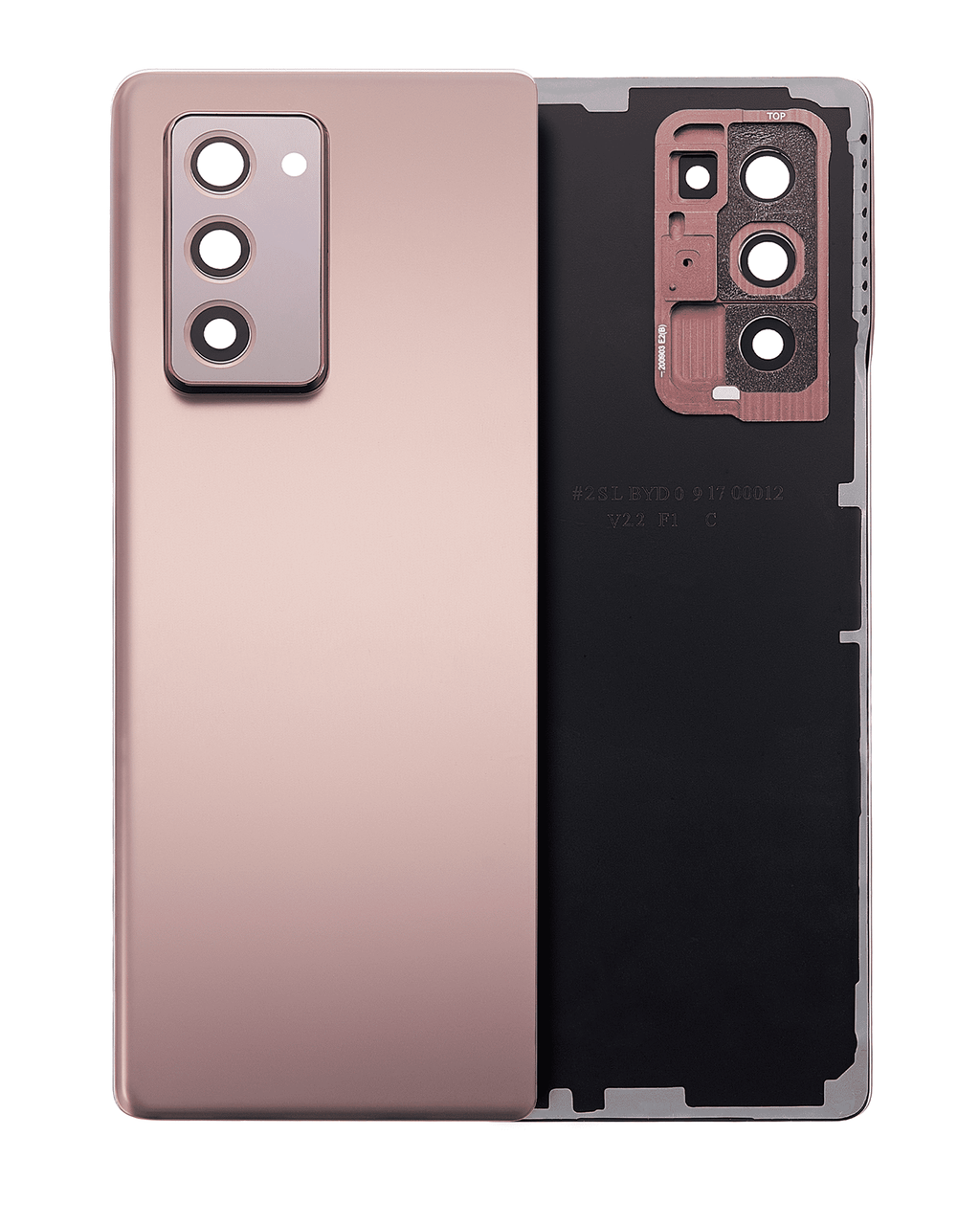 Backcover mit Kameralinse für Samsung Galaxy Z Fold 2 5G Premium Mystic Bronze