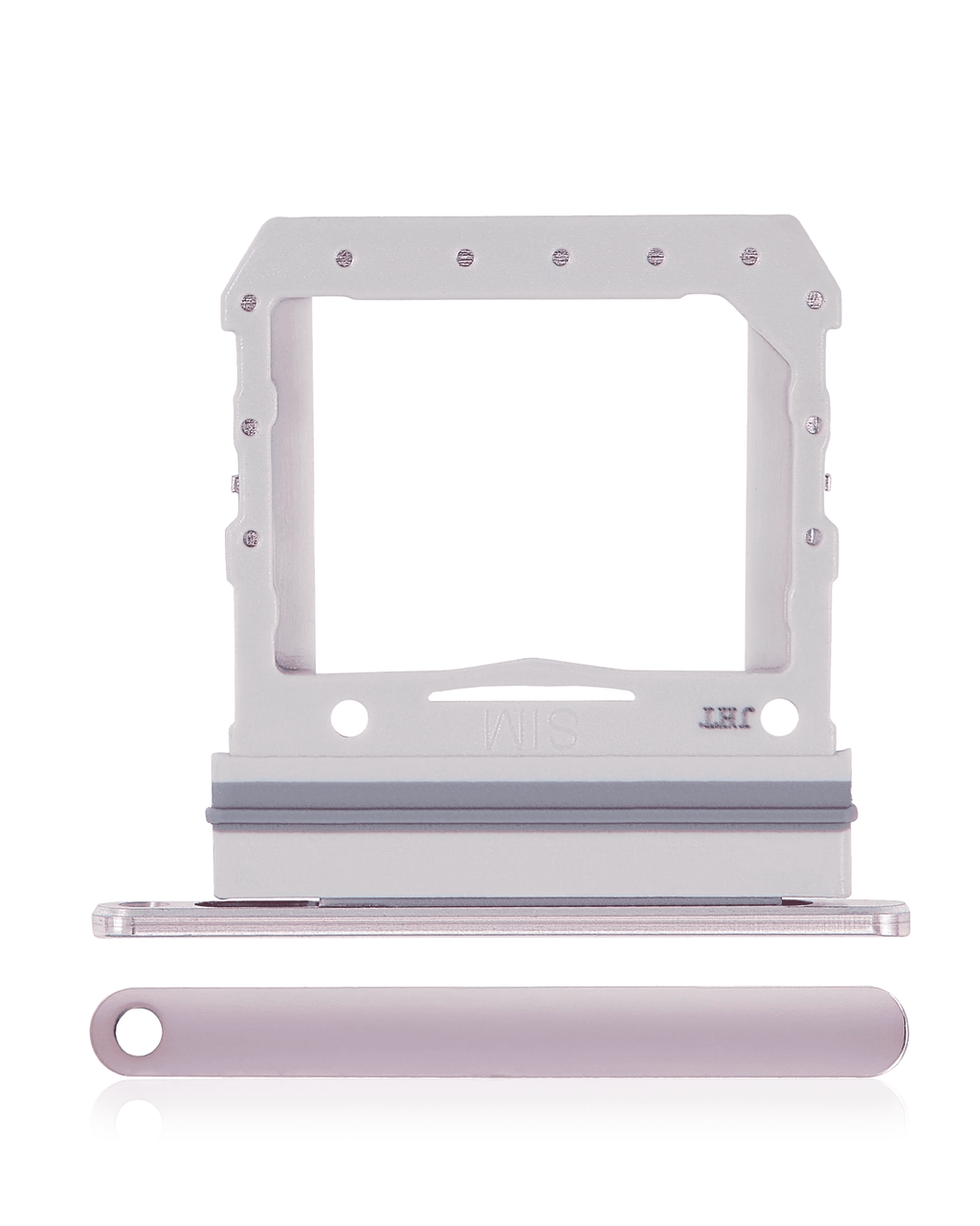 Single SIM Card Tray for Samsung Galaxy Z Flip 4G (F700) / Z Flip 5G (F707) (Mystic White)