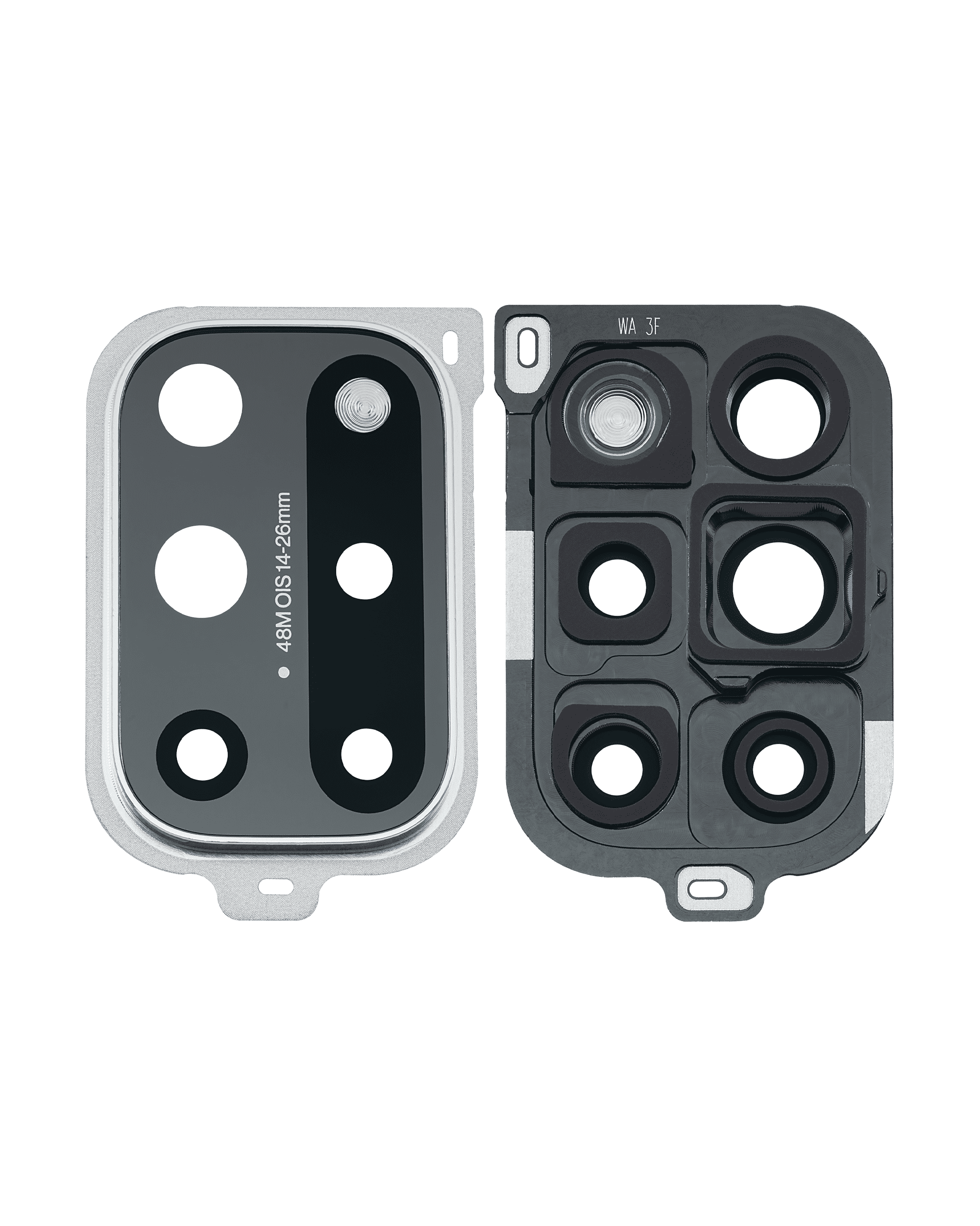 Rear camera lens with bracket for OnePlus 8T (Lunar Silver)