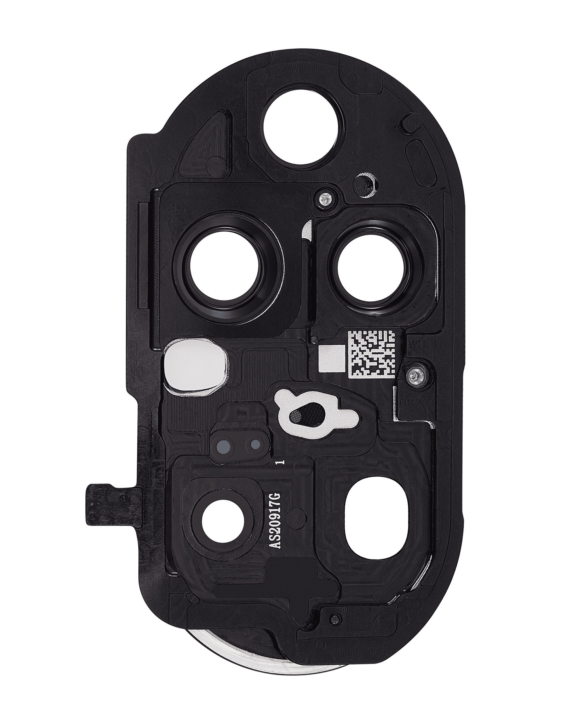 Kameralinse hinten mit Halterung für Huawei P50 Pro (Golden Black)