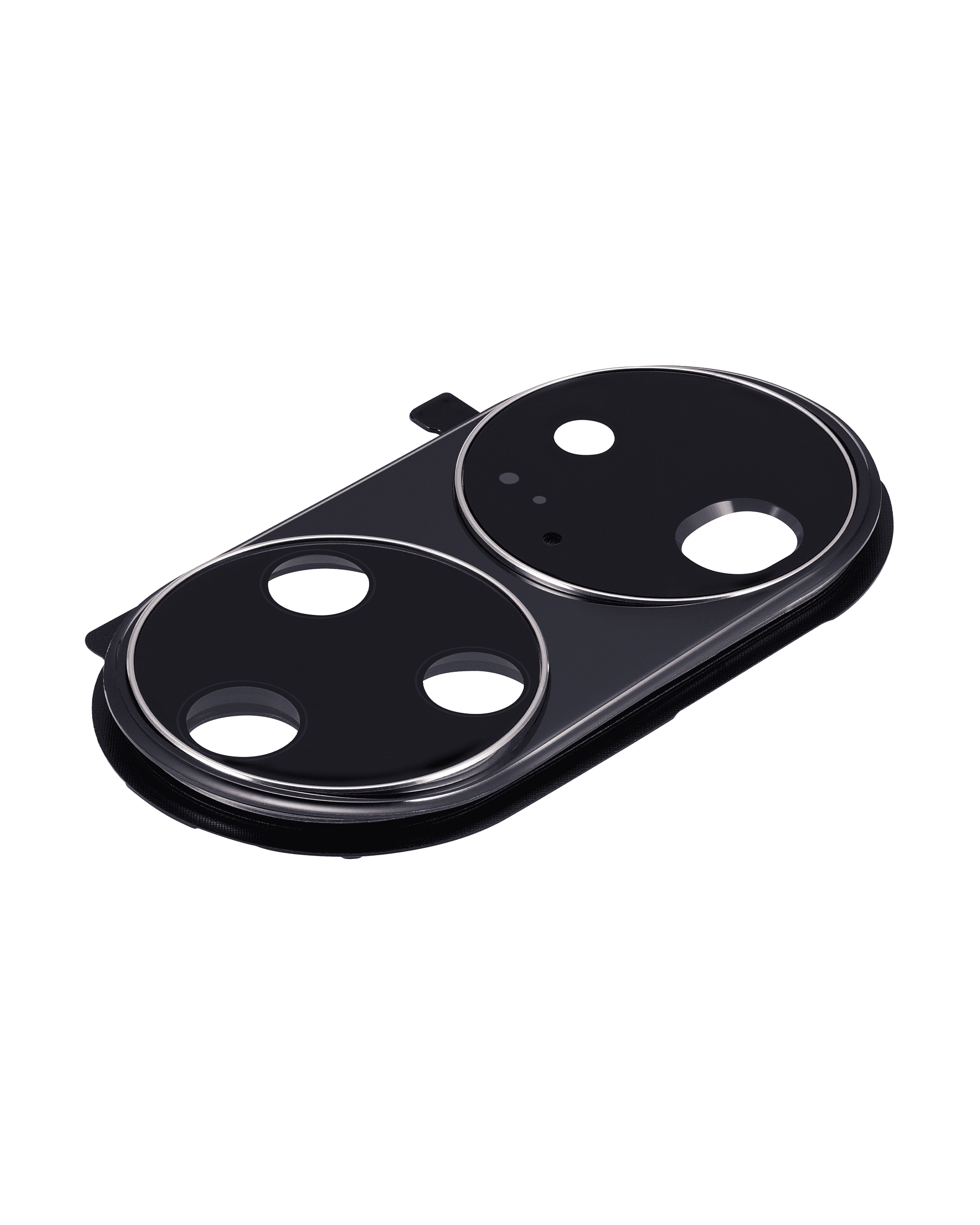 Kameralinse hinten mit Halterung für Huawei P50 Pro (Golden Black)