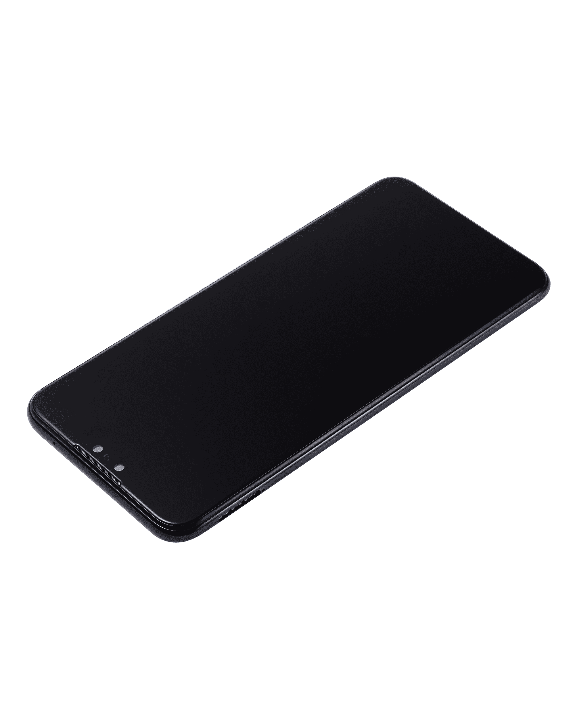 LCD-Display mit Rahmen für Huawei Y9 (2019) (Refurbished) (Midnight Schwarz)