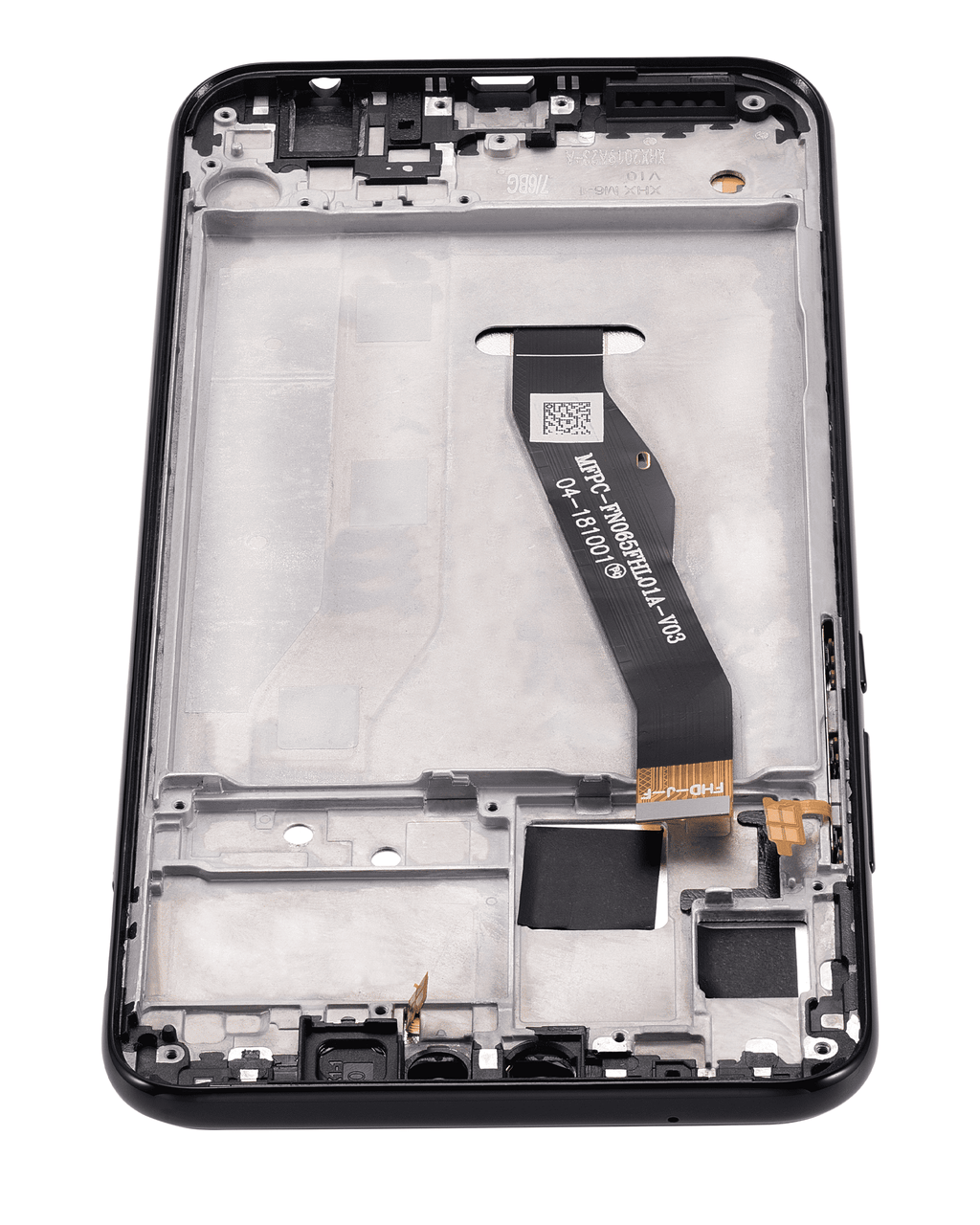 LCD-Display mit Rahmen für Huawei Y9 (2019) (Refurbished) (Midnight Schwarz)