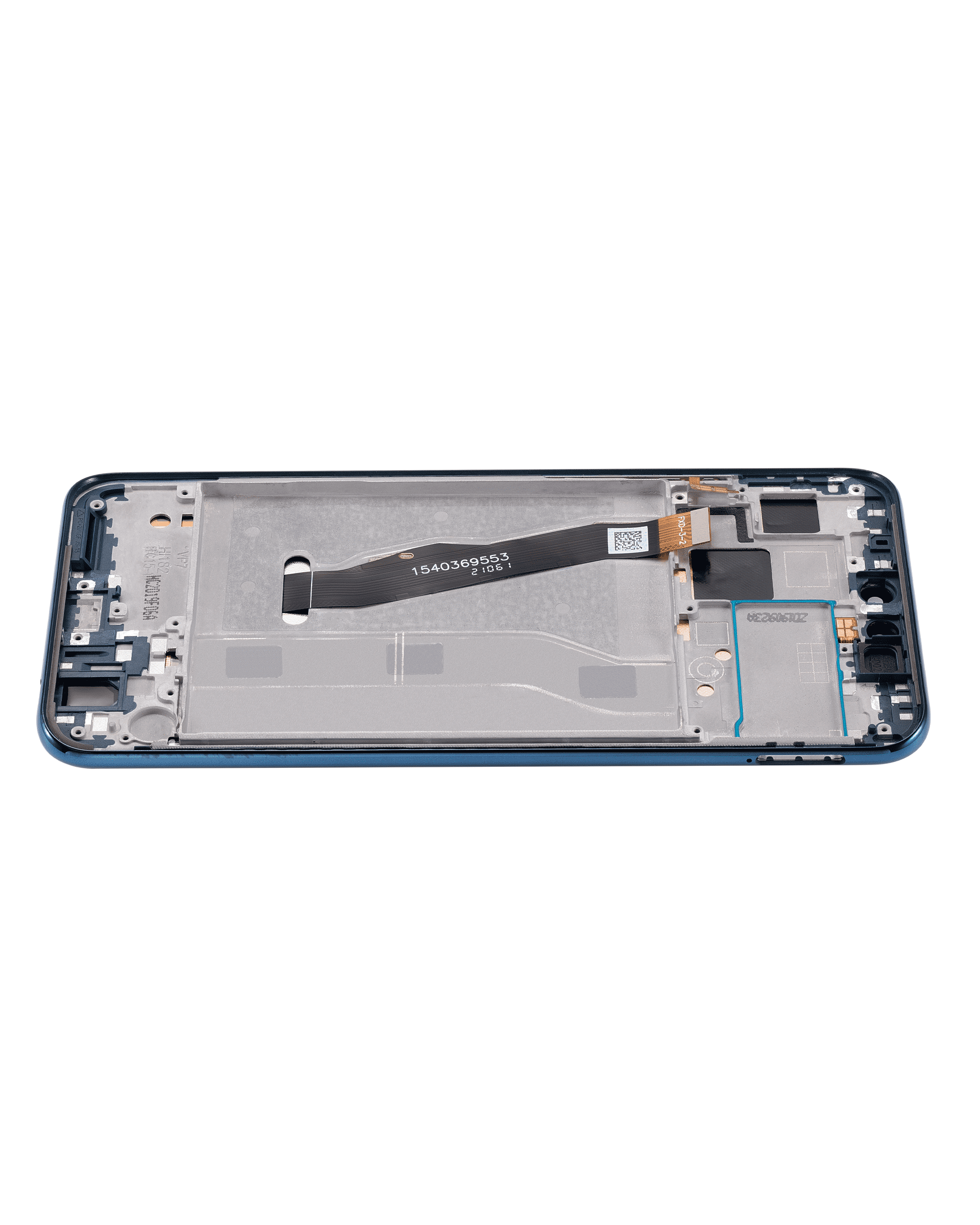 LCD-Display mit Rahmen für Huawei Y9 (2019) (Refurbished) (Sapphire Blue)