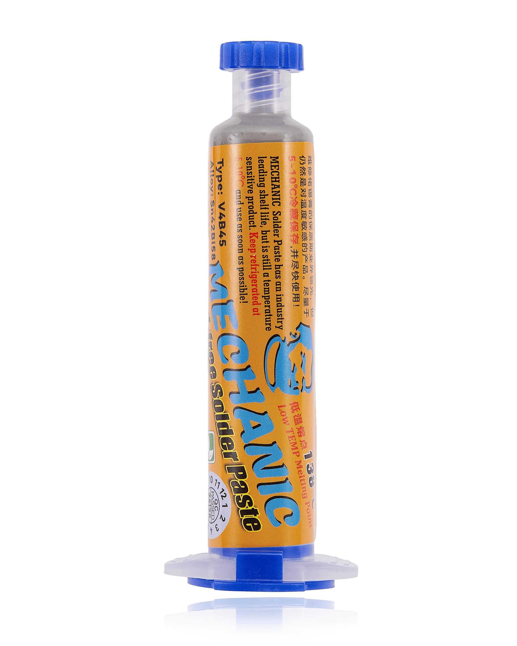 Solder Paste Low Temperature RoHS Lead Free 40g (V40-BS458) (Mechanic)