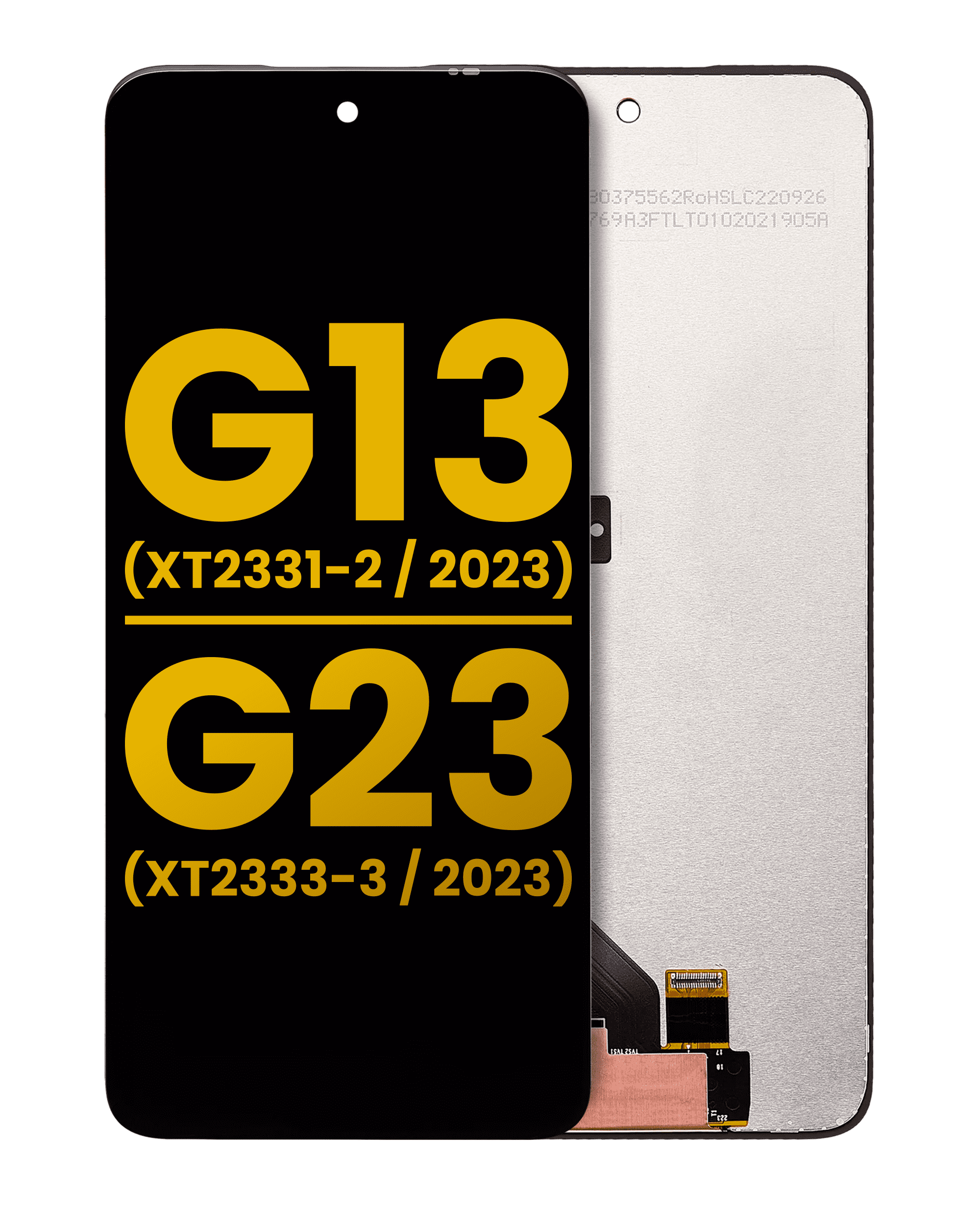 LCD Display without Frame for Motorola Moto G13 (XT2331 / 2023) / G23 (XT2333 / 2023) (Refurbished) (All Colors)