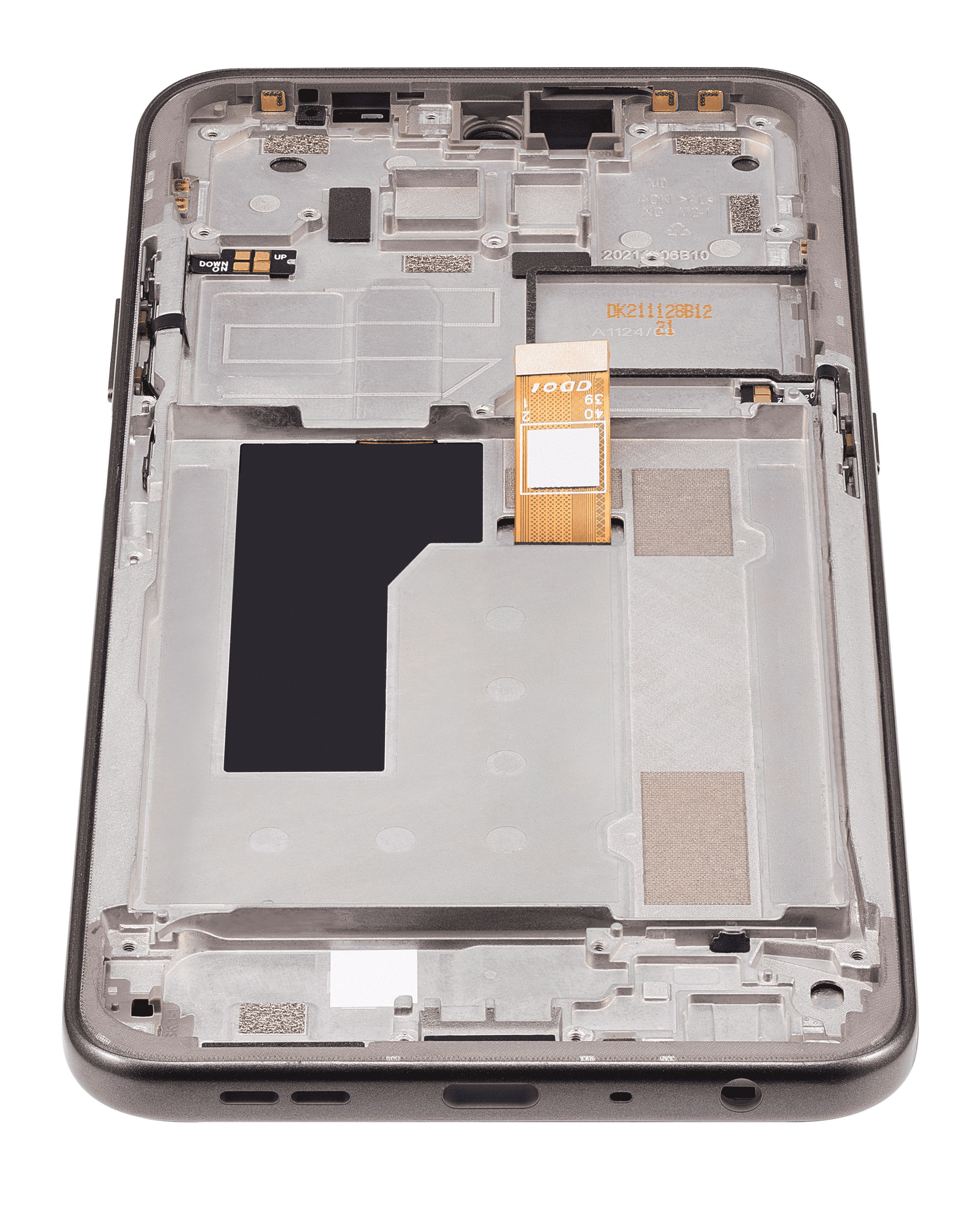 LCD-Display mit Rahmen für Nokia G300 (Refurbished) (Meteor Grey)