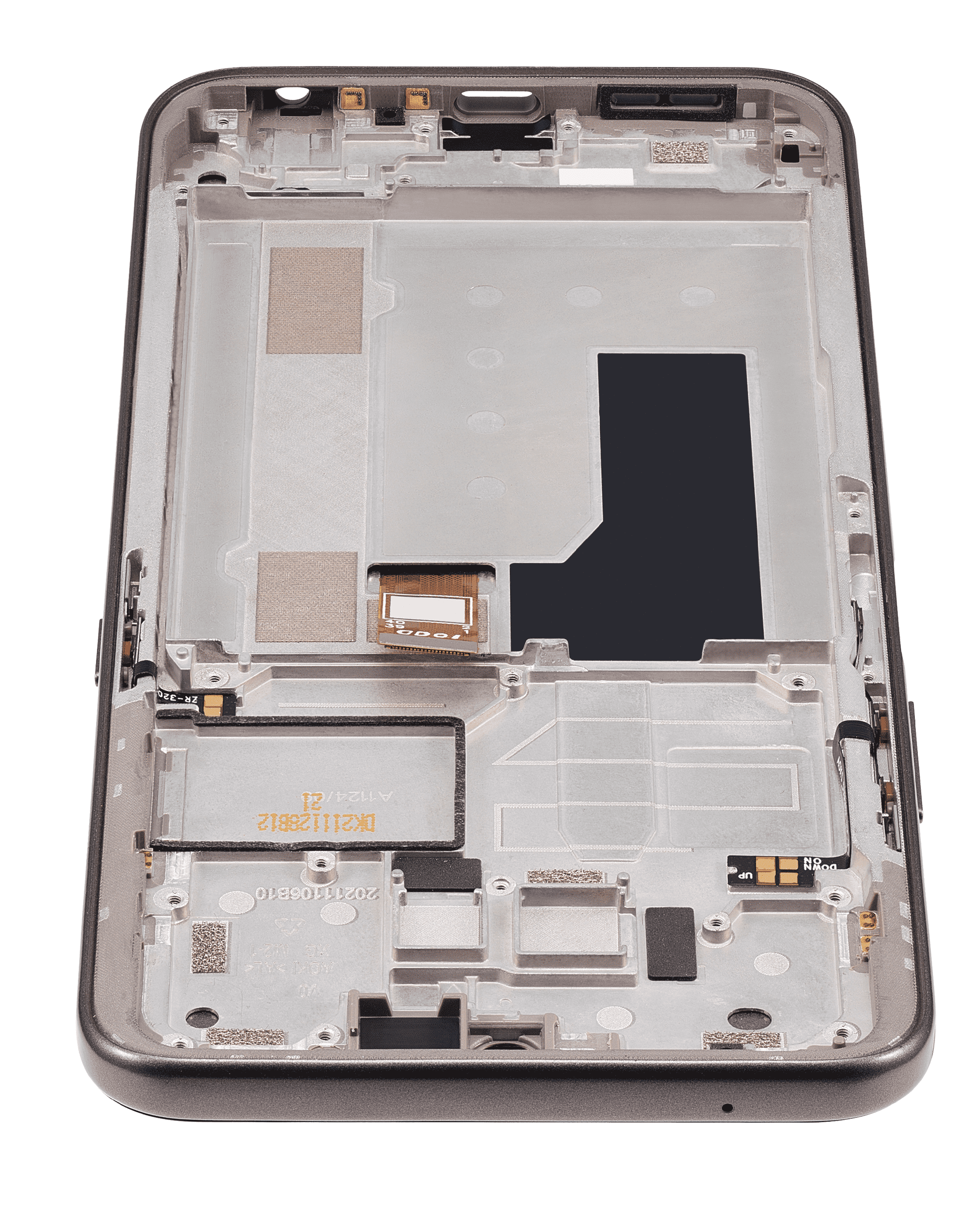 LCD-Display mit Rahmen für Nokia G300 (Refurbished) (Meteor Grey)