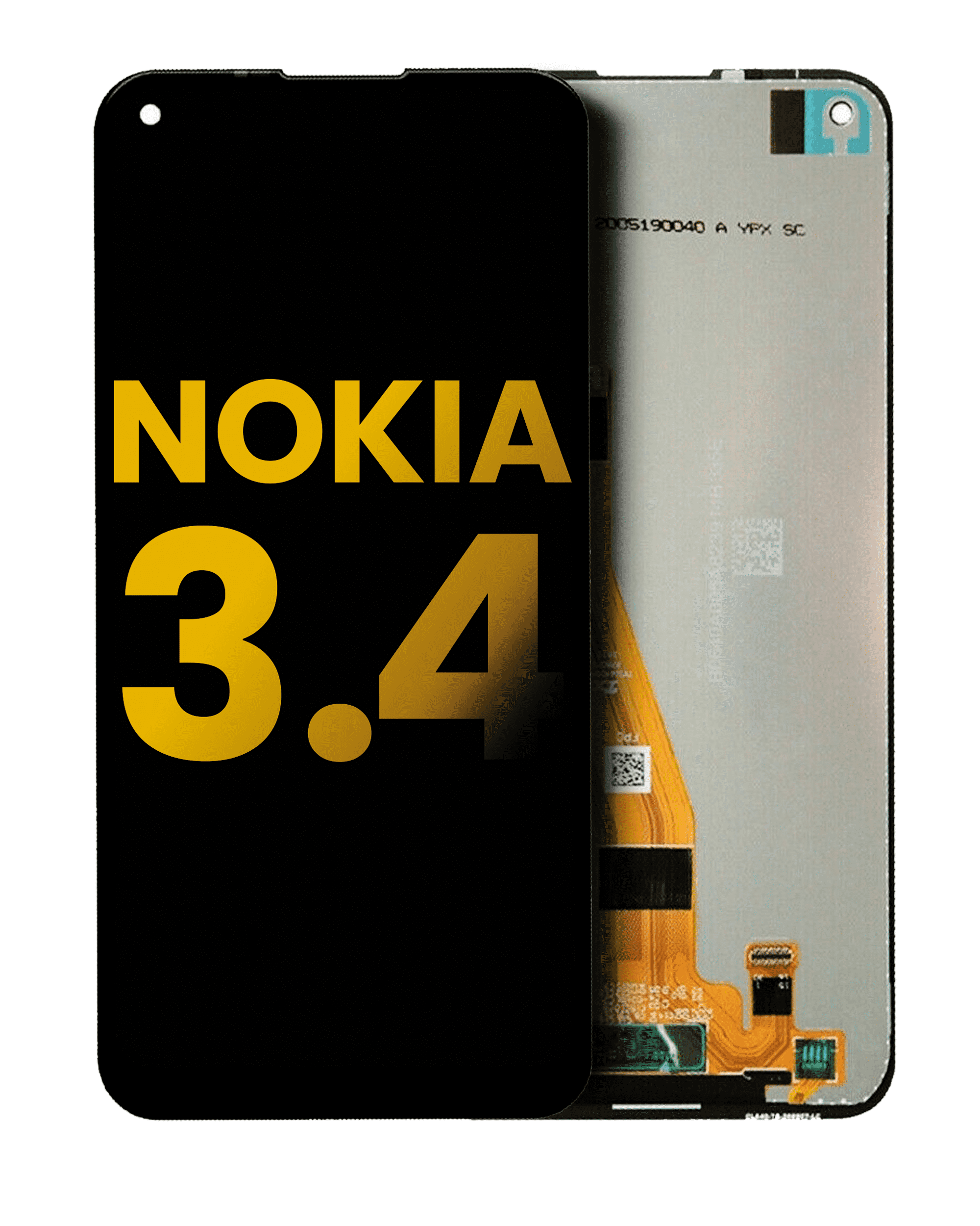 LCD Display No-Frame for Nokia 3.4 (Refurbished) (All Colors)