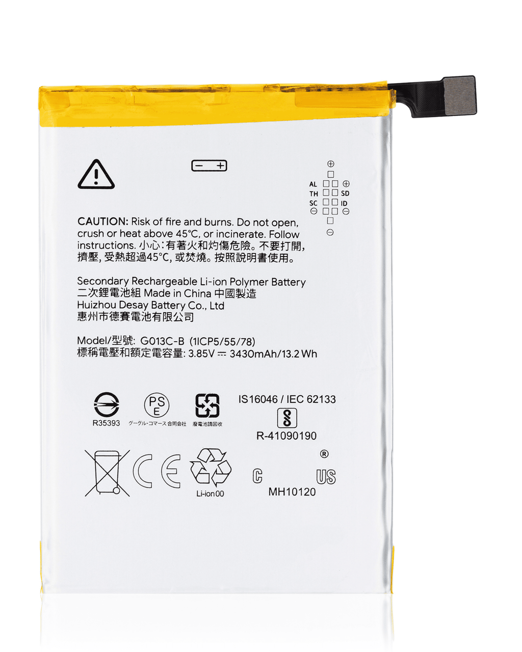 Replacement Battery for Google Pixel 3 XL (G013C-B) – Original OEM