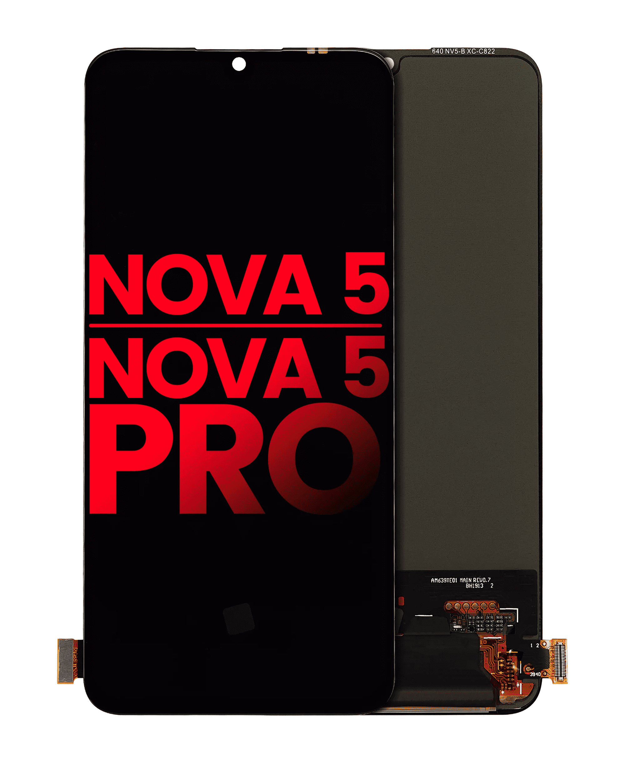 Frameless OLED Display for Huawei Nova 5 and Nova 5 Pro (Aftermarket Plus) (All Colors)