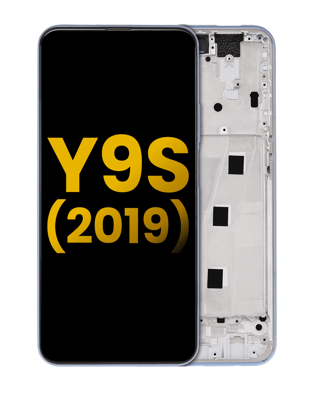 LCD-Display mit Rahmen für Huawei Y9s (2019) (Refurbished) (Breathing Crystal)