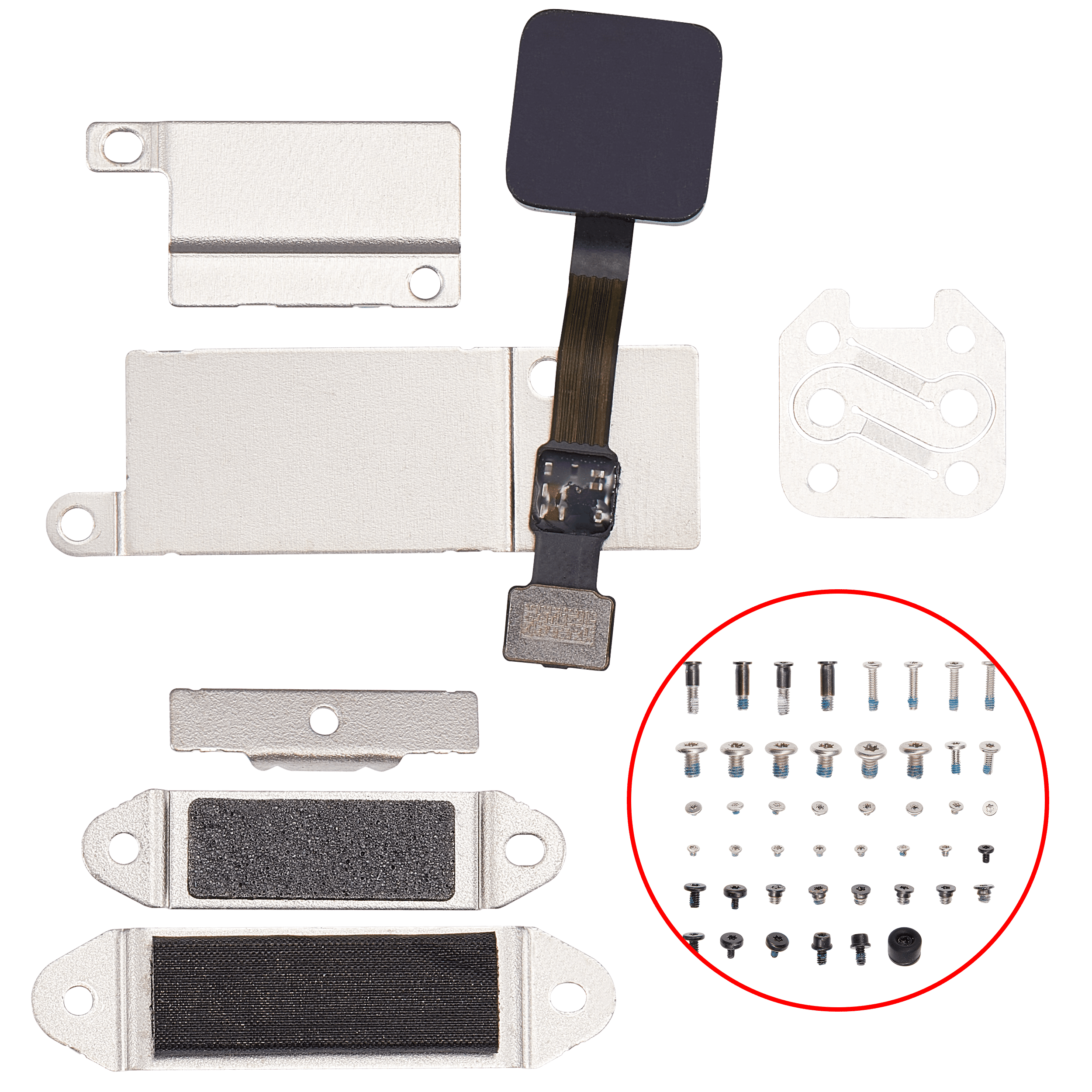 Complete Set of Small Metal Brackets and Screws for MacBook Air 13" A2179 (2020) / A2337 (2020)