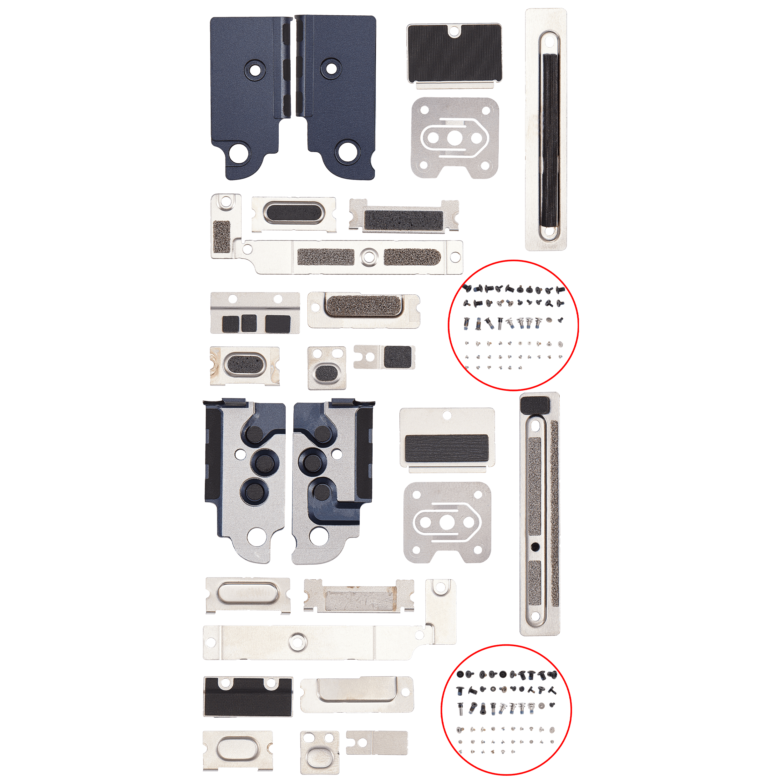 Komplettset Kleine Metallhalterung + Schraubensatz MacBook Air 13" A2681 Mid 202