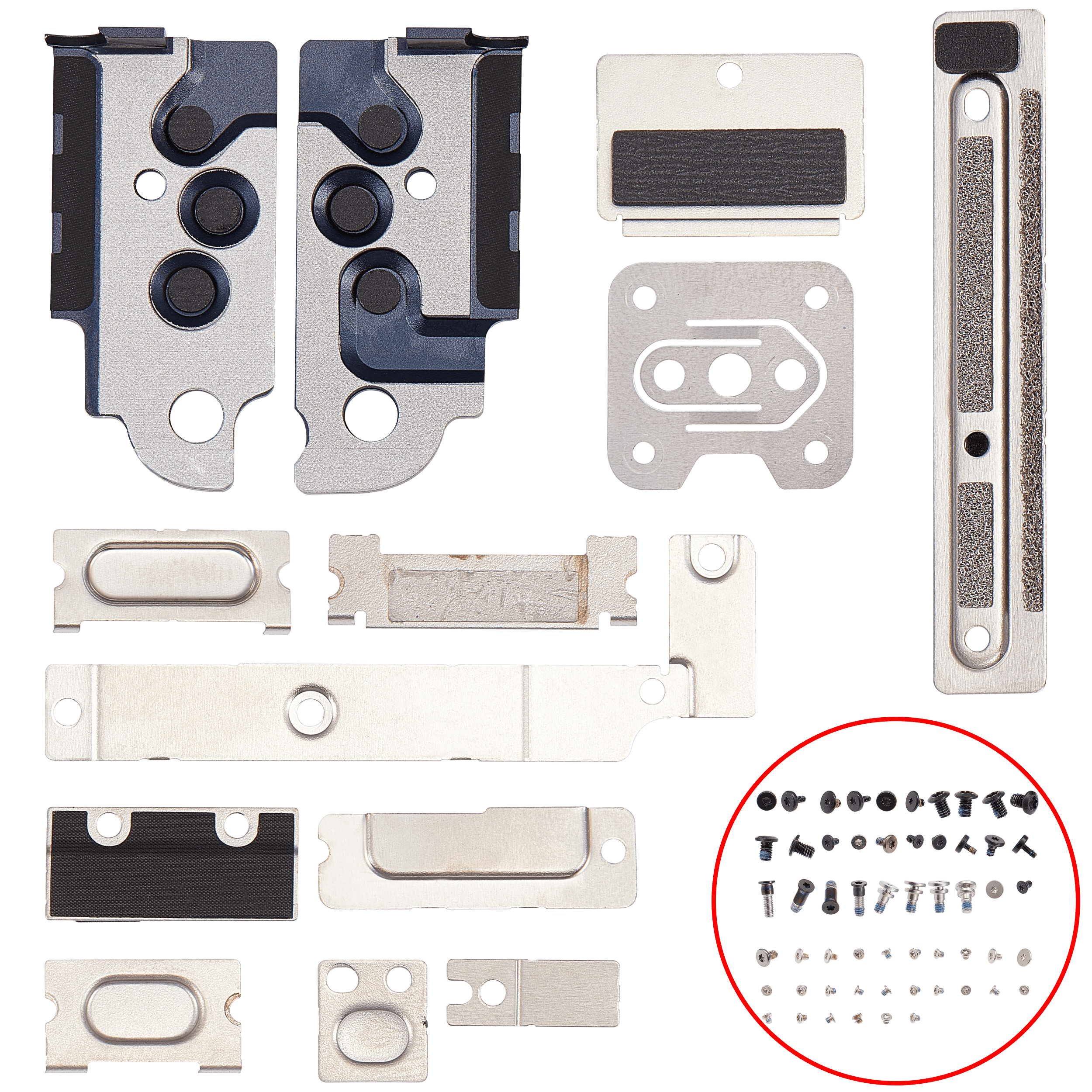 Komplettset Kleine Metallhalterung + Schraubensatz MacBook Air 13" A2681 Mid 202