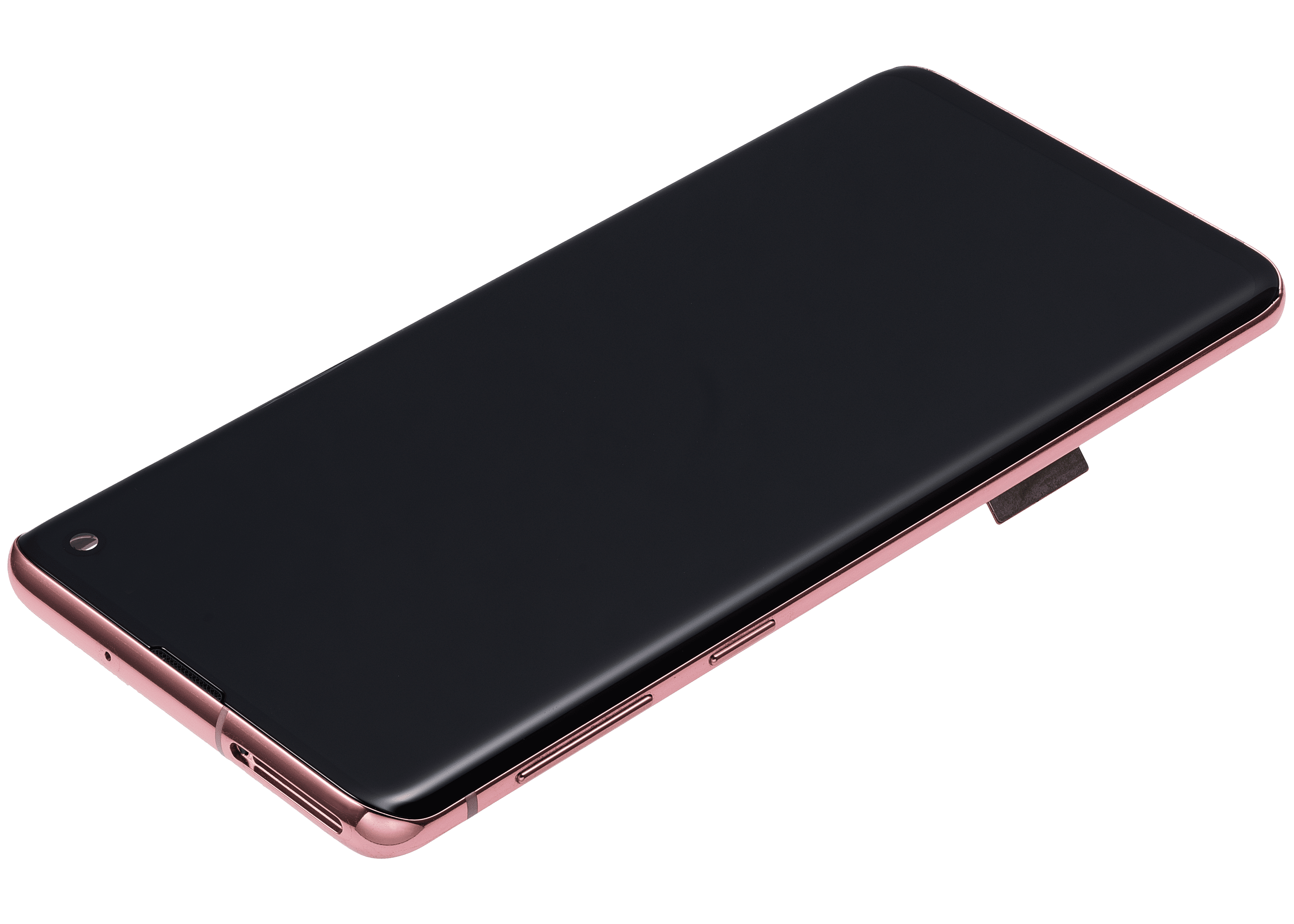 OLED Display with Frame for Samsung Galaxy S10 (Refurbished) (Flamingo Pink)