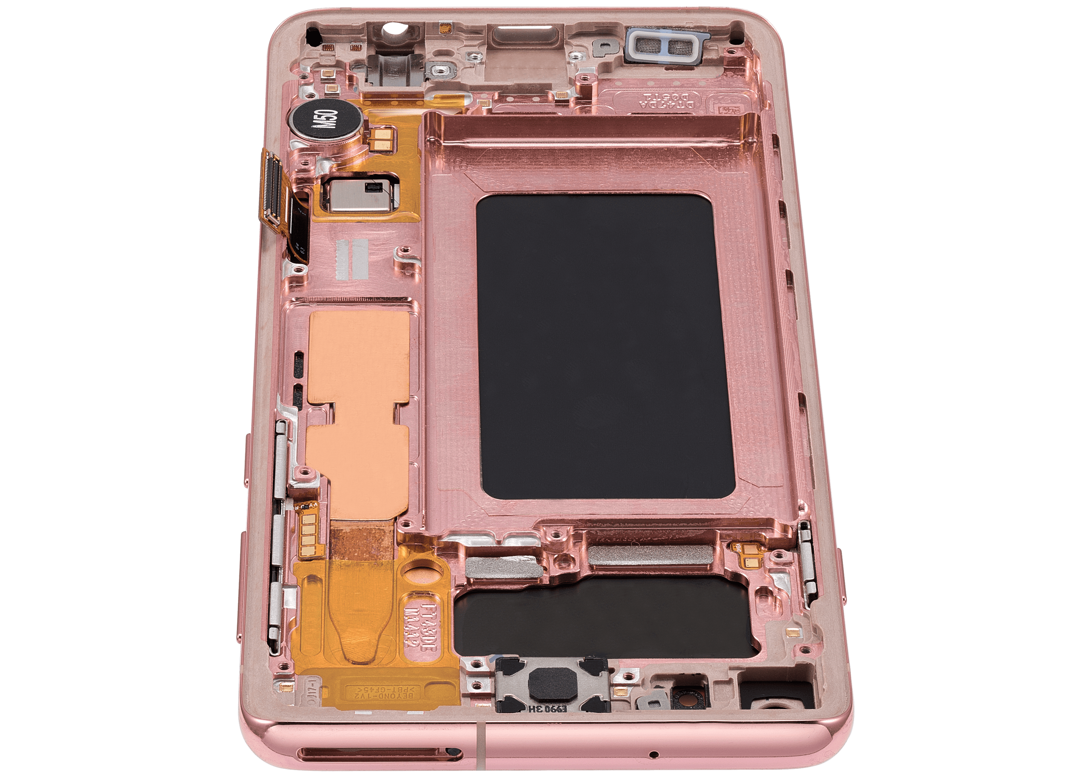 OLED Display with Frame for Samsung Galaxy S10 (Refurbished) (Flamingo Pink)