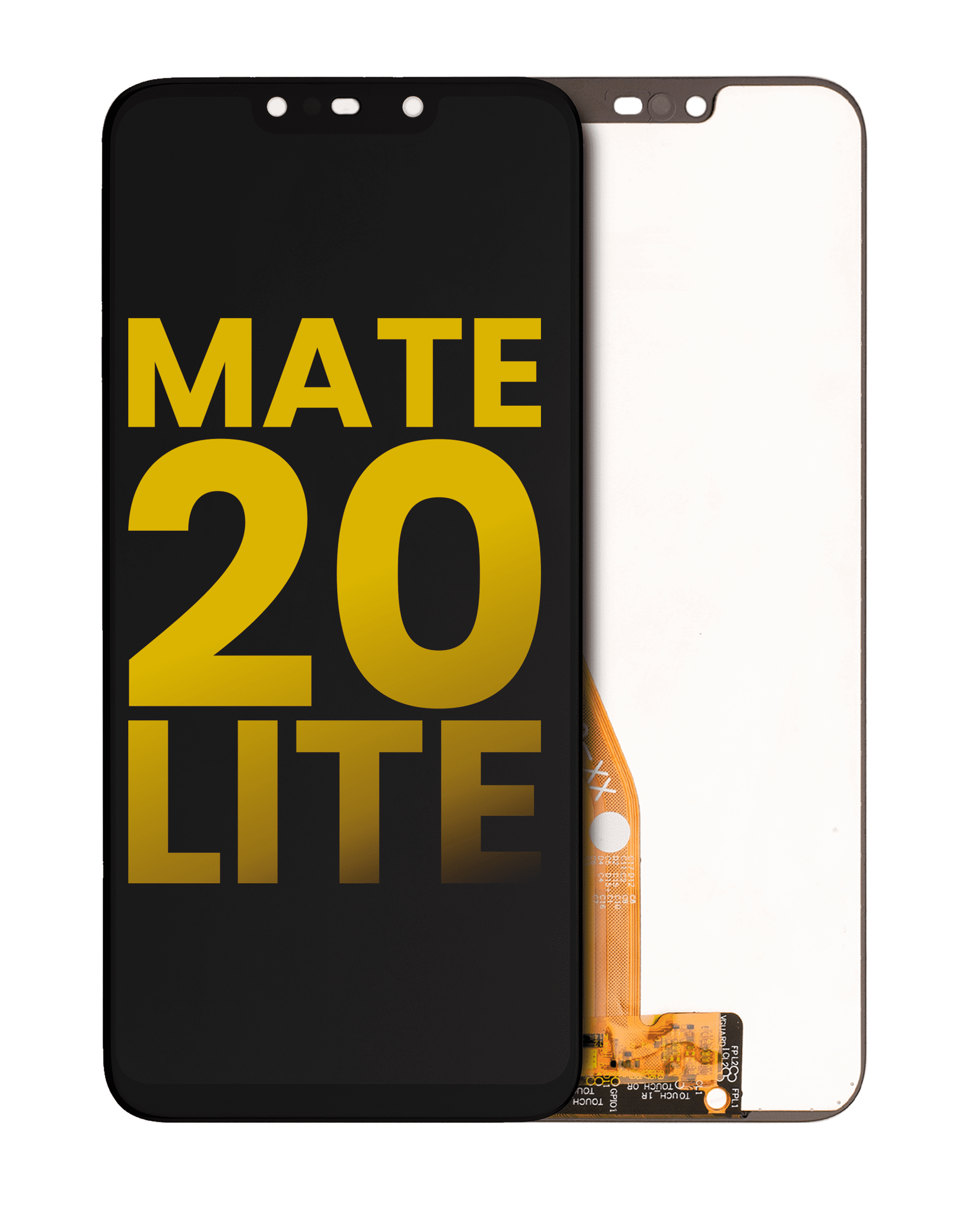 LCD-Display ohne Rahmen für Huawei Mate 20 Lite (Refurbished) (Schwarz)