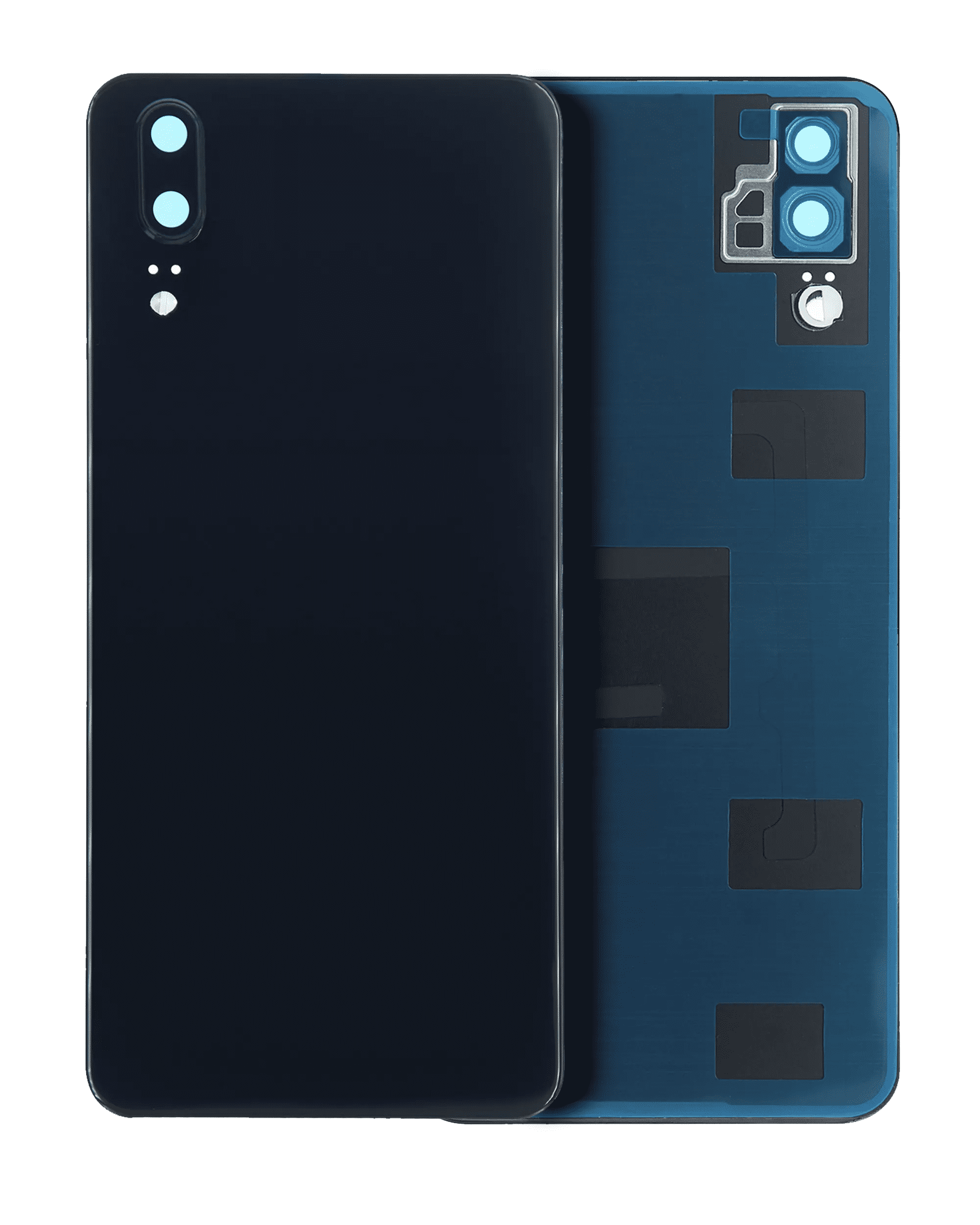 Backcover-Glas mit Kameralinse für Huawei P20 (Schwarz)