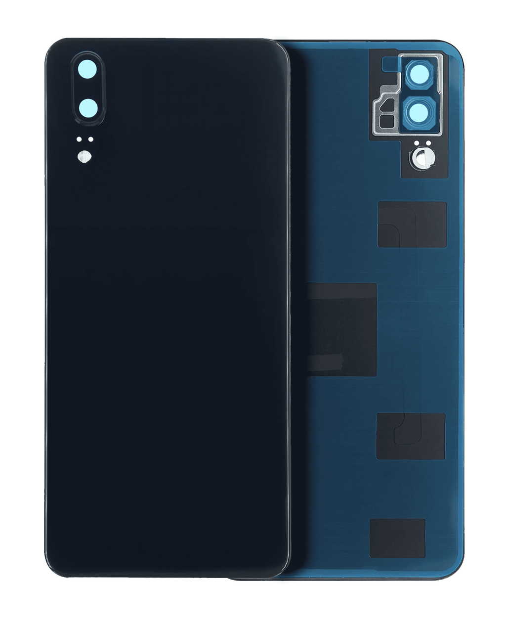 Back Cover Glass with Camera Lens for Huawei P20 (Black)