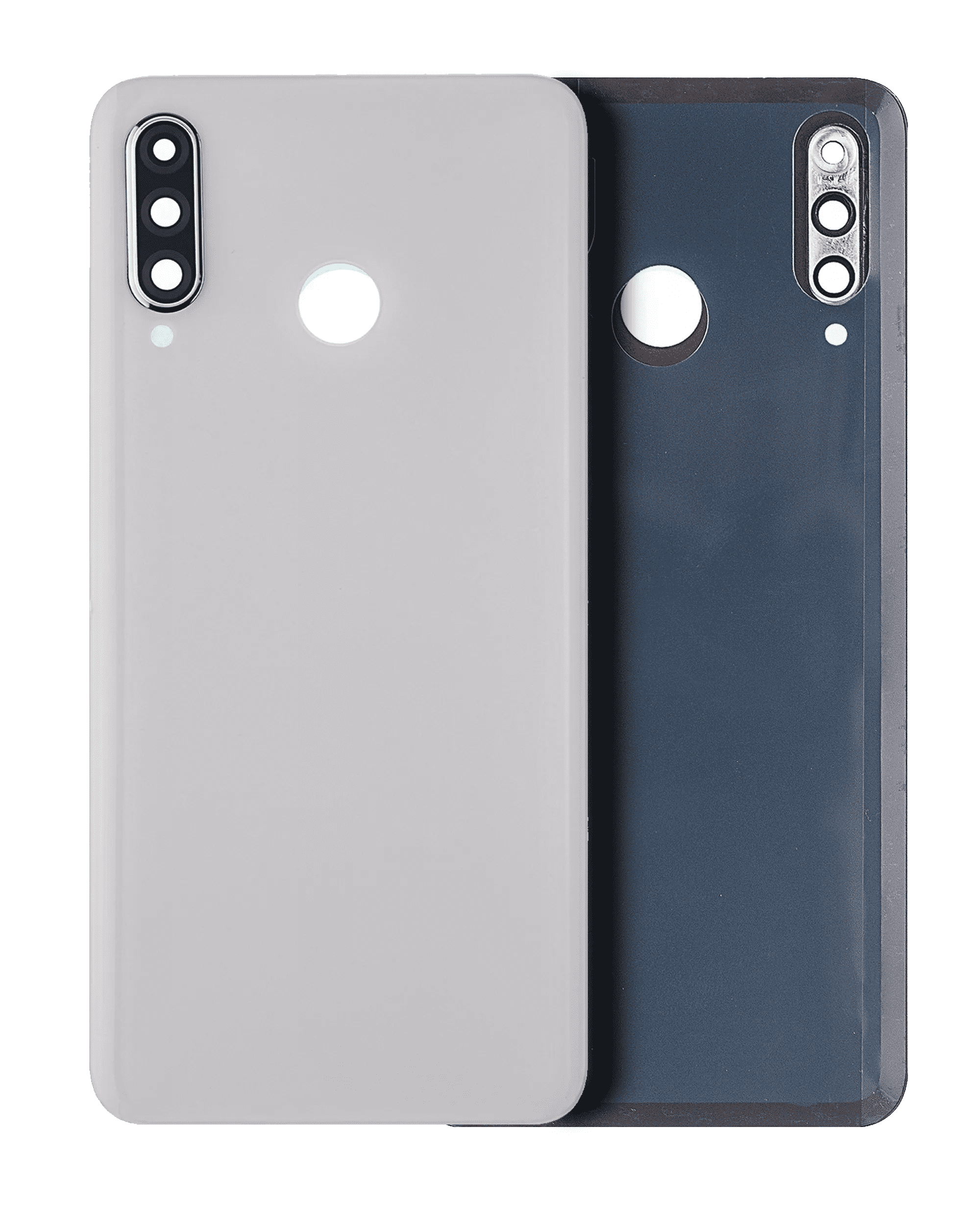 Huawei P30 Lite / Nova 4E Glasrückabdeckung Kameralinse Pearl White