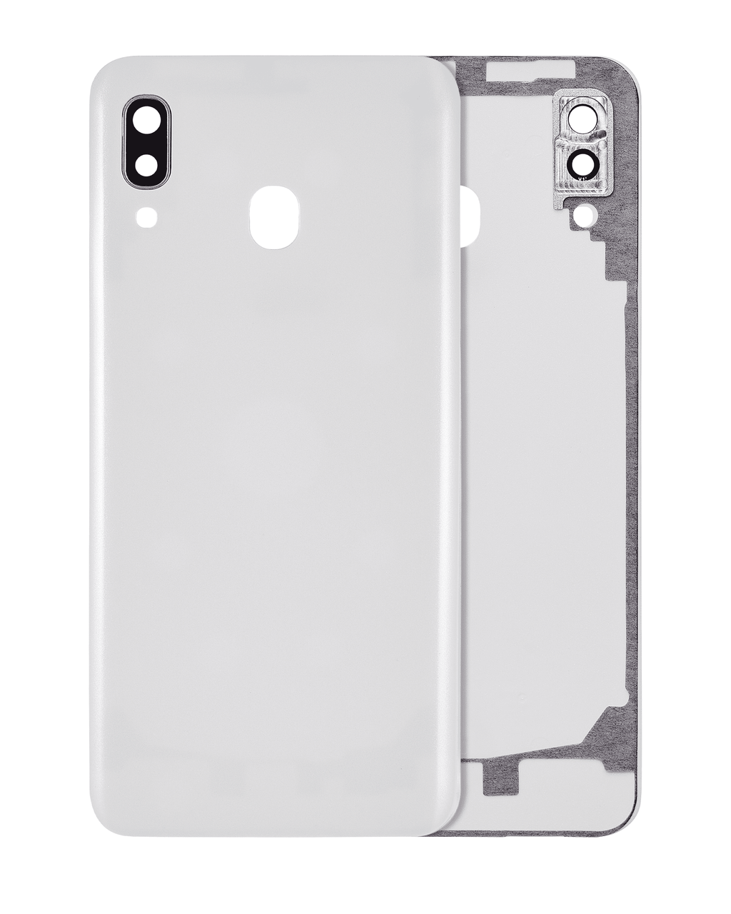 Back Cover with Camera Lens for Samsung Galaxy A20 (A205 / 2019) (Aftermarket Plus) (White)