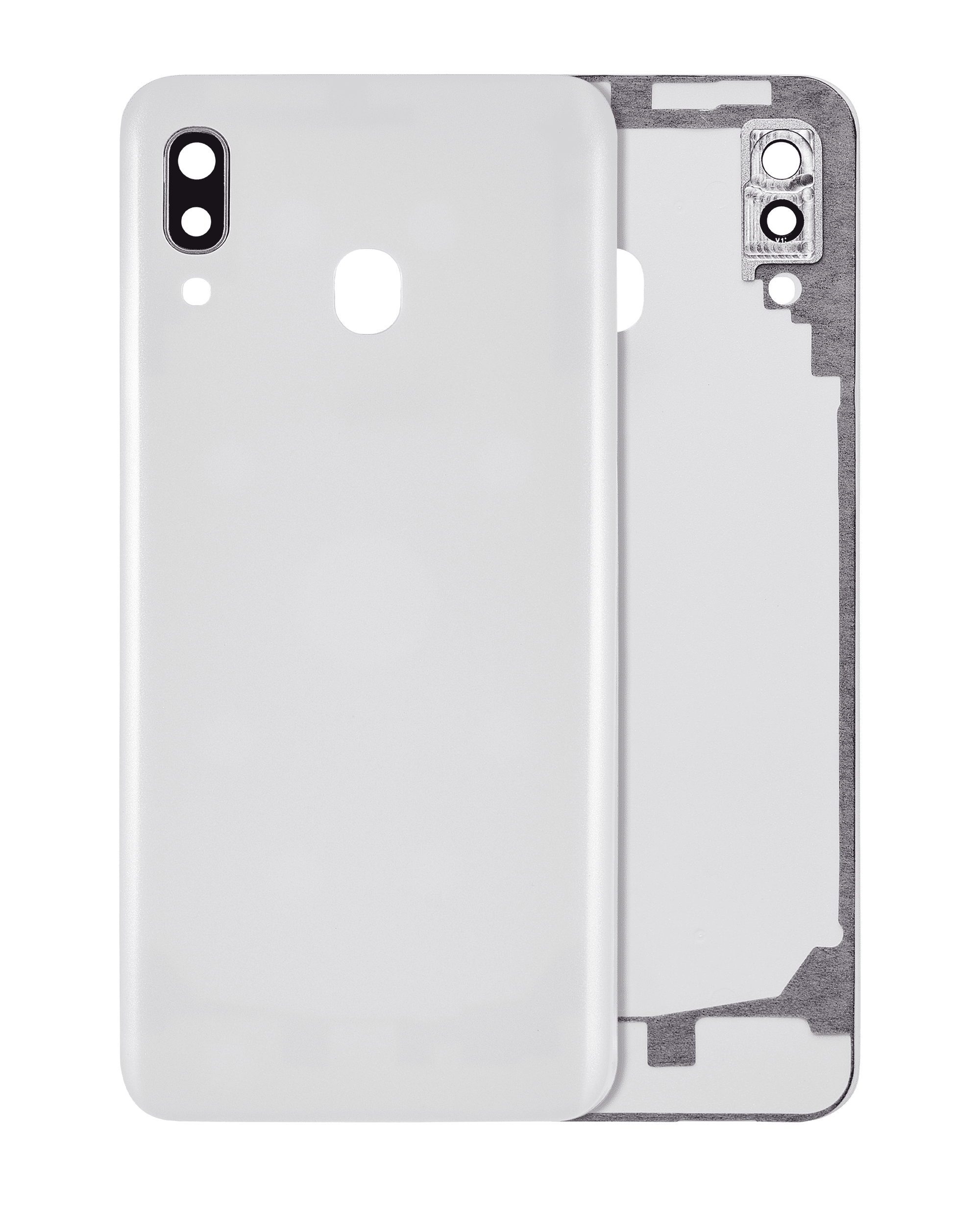 Back Cover with Camera Lens for Samsung Galaxy A20 (A205 / 2019) (Aftermarket Plus) (White)