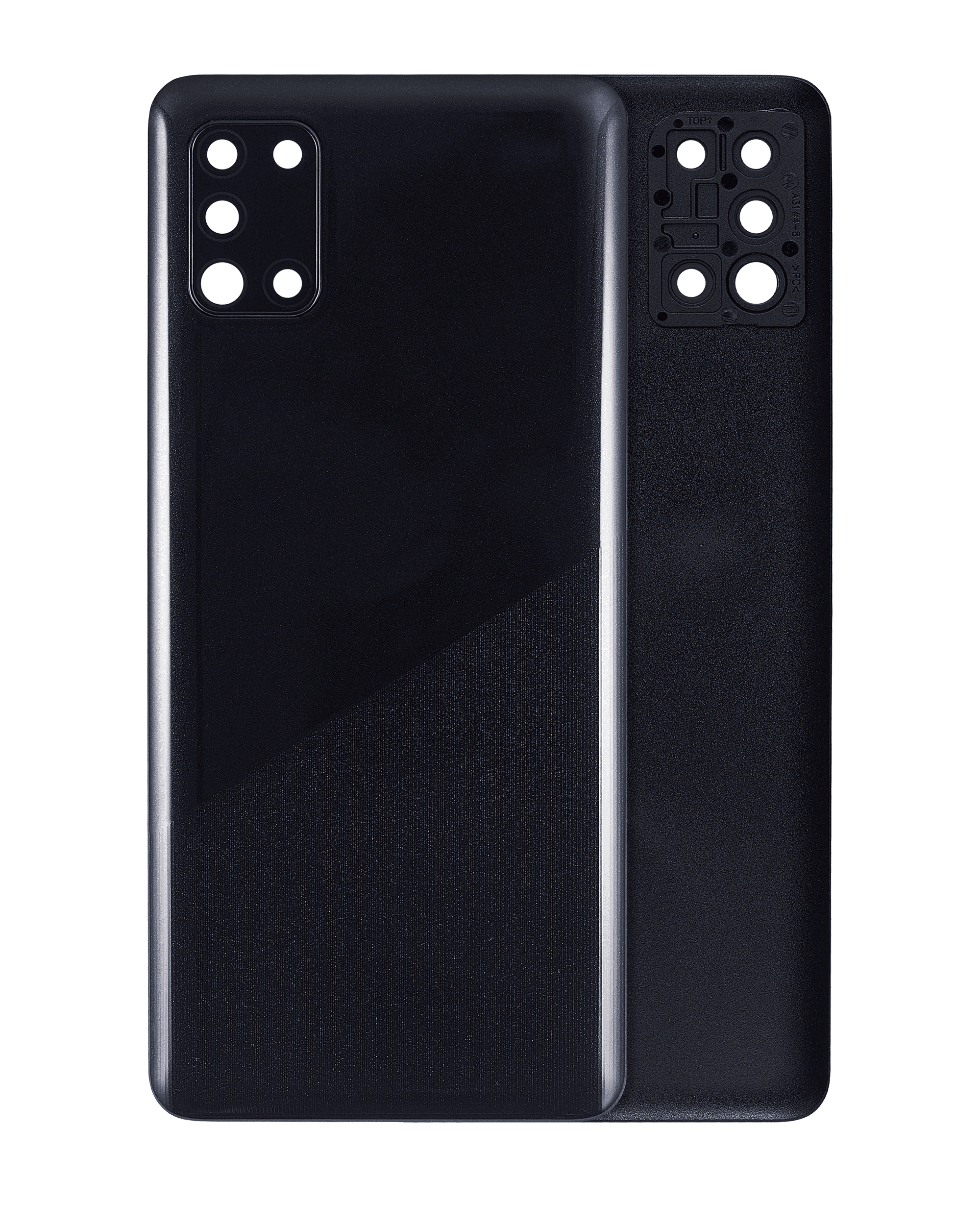 Backcover-Glas mit Kameralinse Samsung Galaxy A31 Schwarz Aftermarket Plus
