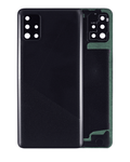 Backcover mit Kamera für Samsung Galaxy A51 Prism Crush Black Aftermarket Plus