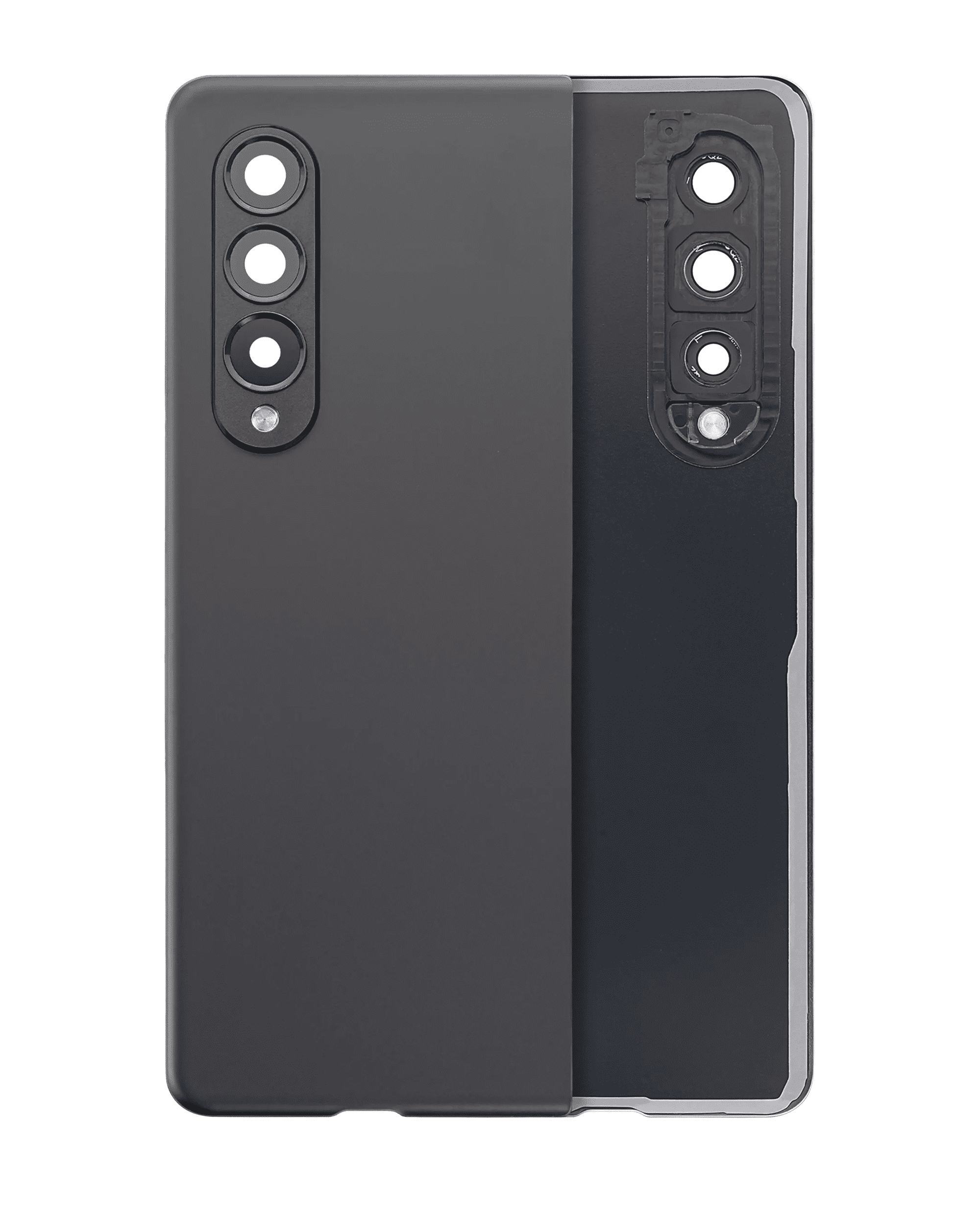 Backcover Kameralinse Samsung Galaxy Z Fold 3 5G Aftermarket Plus Phantom Black