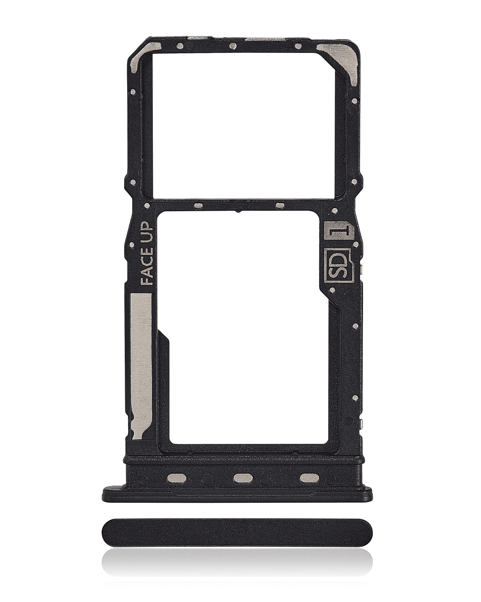 Single-SIM-Kartenfach für Motorola Moto G Power 5G (XT2311 / 2023) (Schwarz)