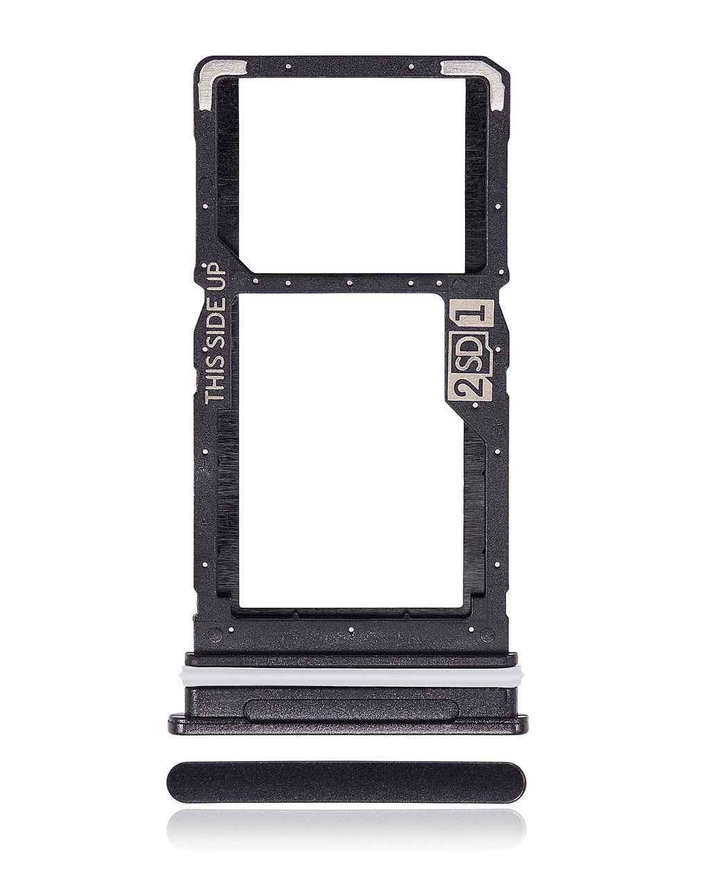 Dual SIM Card Tray for Motorola Moto G 5G (XT2113-3 / 2020) - Volcanic Gray