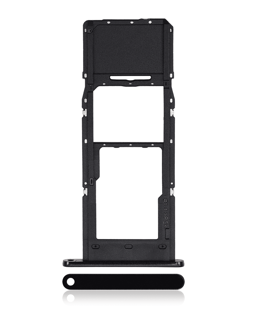 Einzelner SIM-Karten-Tray für Samsung Galaxy A14 5G (A146F / 2023) (Schwarz)