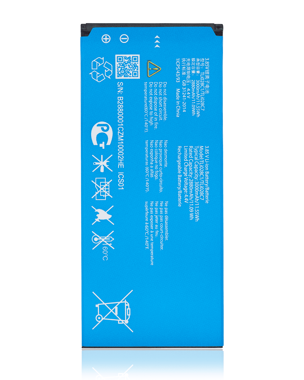 Ersatzbatterie für Alcatel 1B (5002 / 2020) (TLi028C1 / TLi028C7)