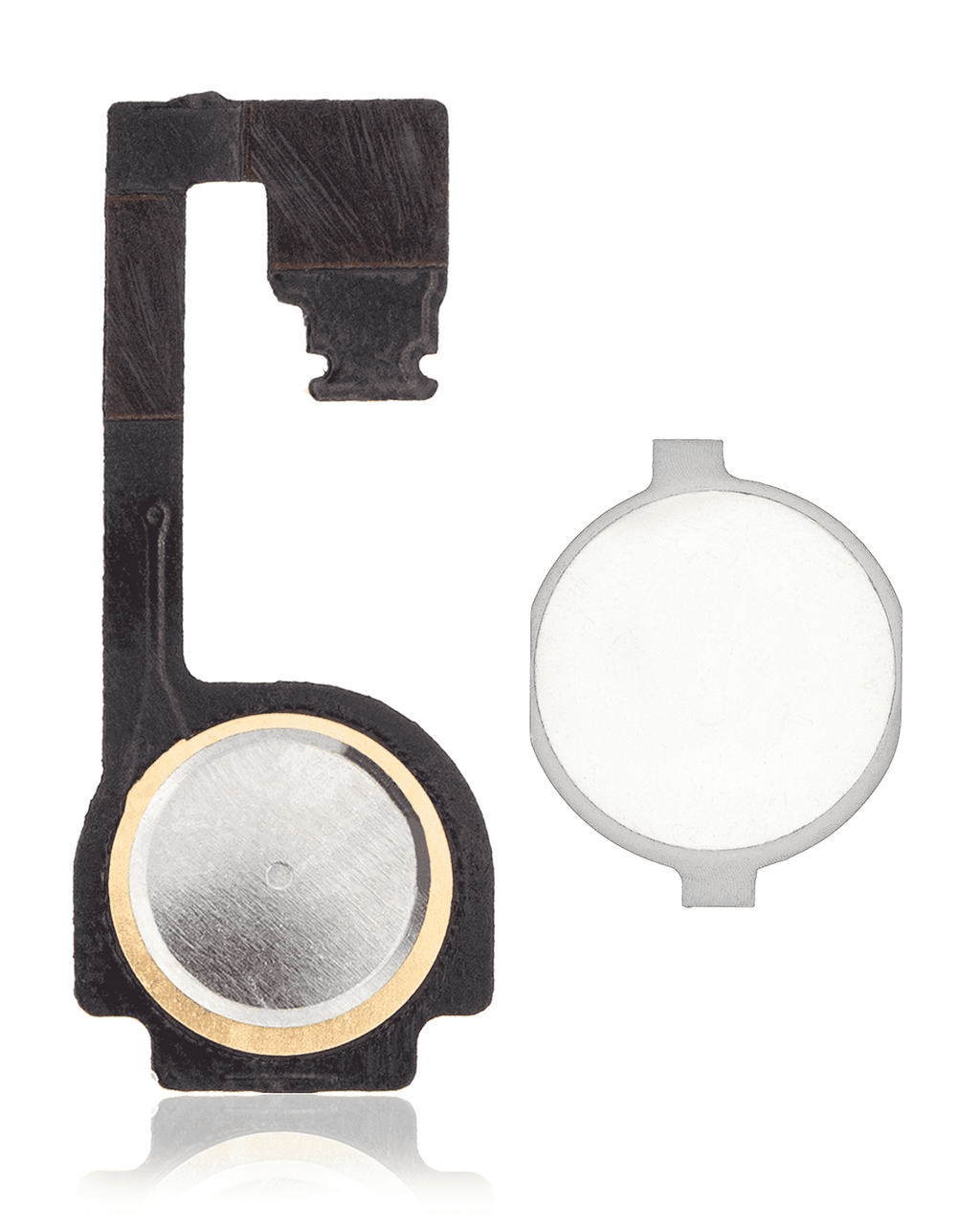 Home Button mit Flex für iPhone 4 (Weiß)