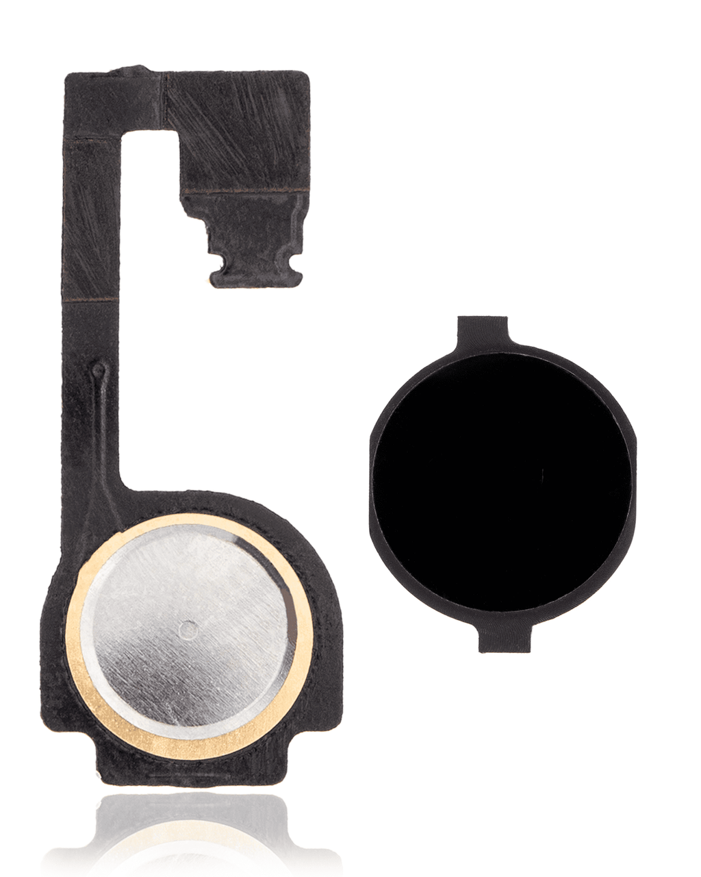 Home Button mit Flex für iPhone 4 (Schwarz)