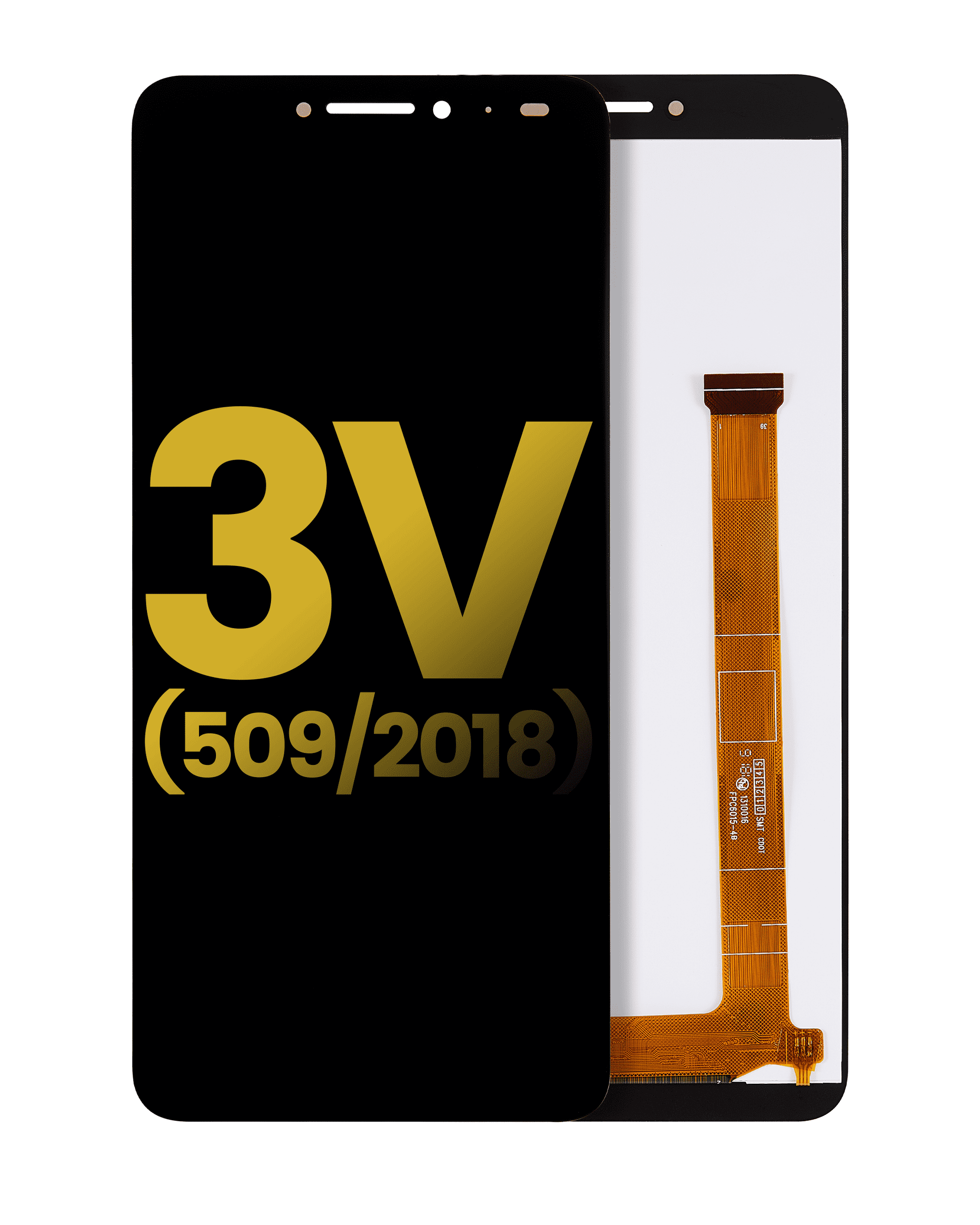 Frameless LCD Display for Alcatel 3V (5099 / 2018) (Refurbished) (All Colors)