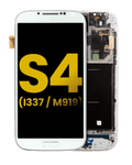 OLED Display with Frame for Samsung Galaxy S4 (I337 / M919) (AT&T & T-Mobile / Straight Talk) (Refurbished) (White)