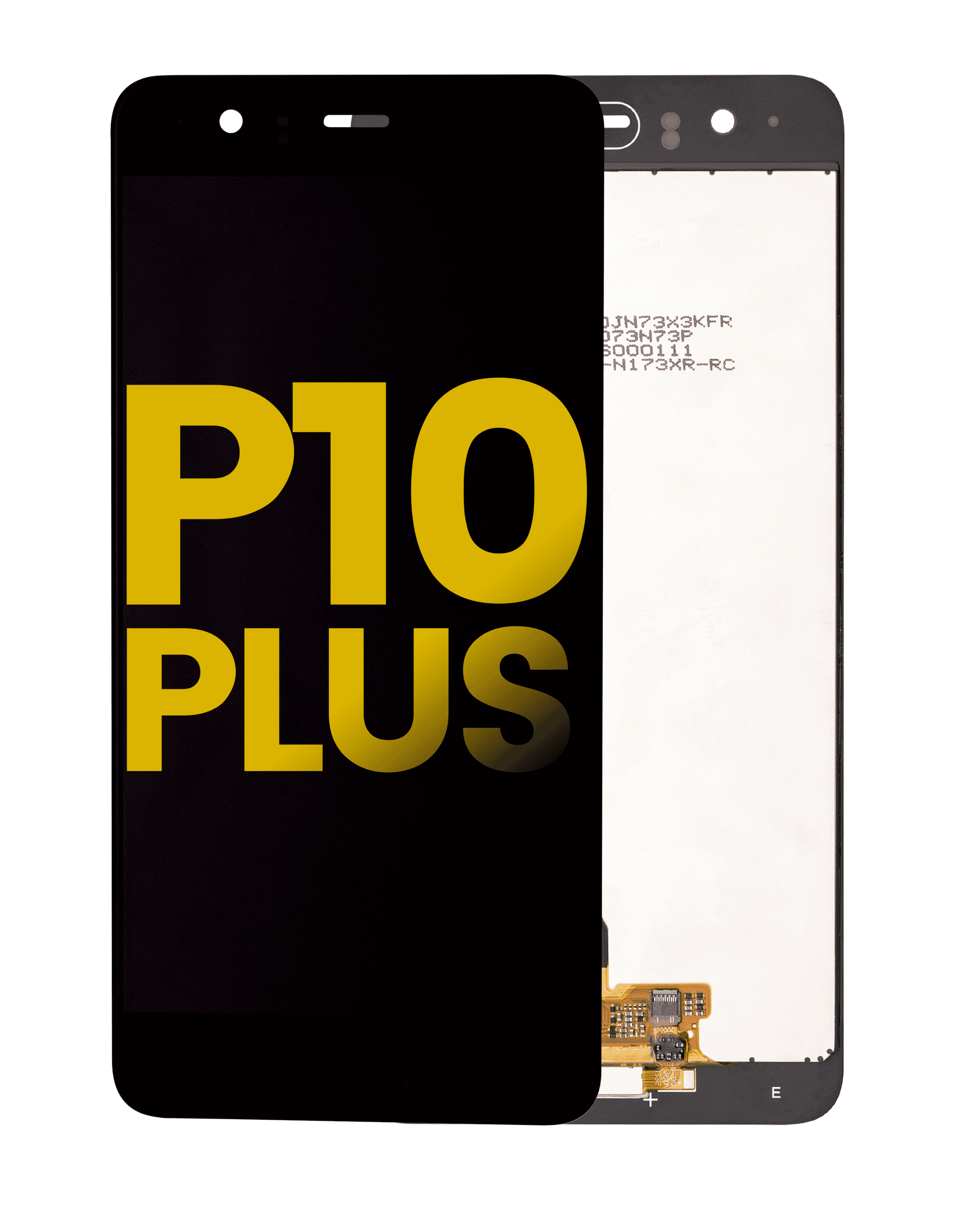 LCD Display without Frame & Pre-installed Home Button for Huawei P10 Plus (Refurbished) (Black)
