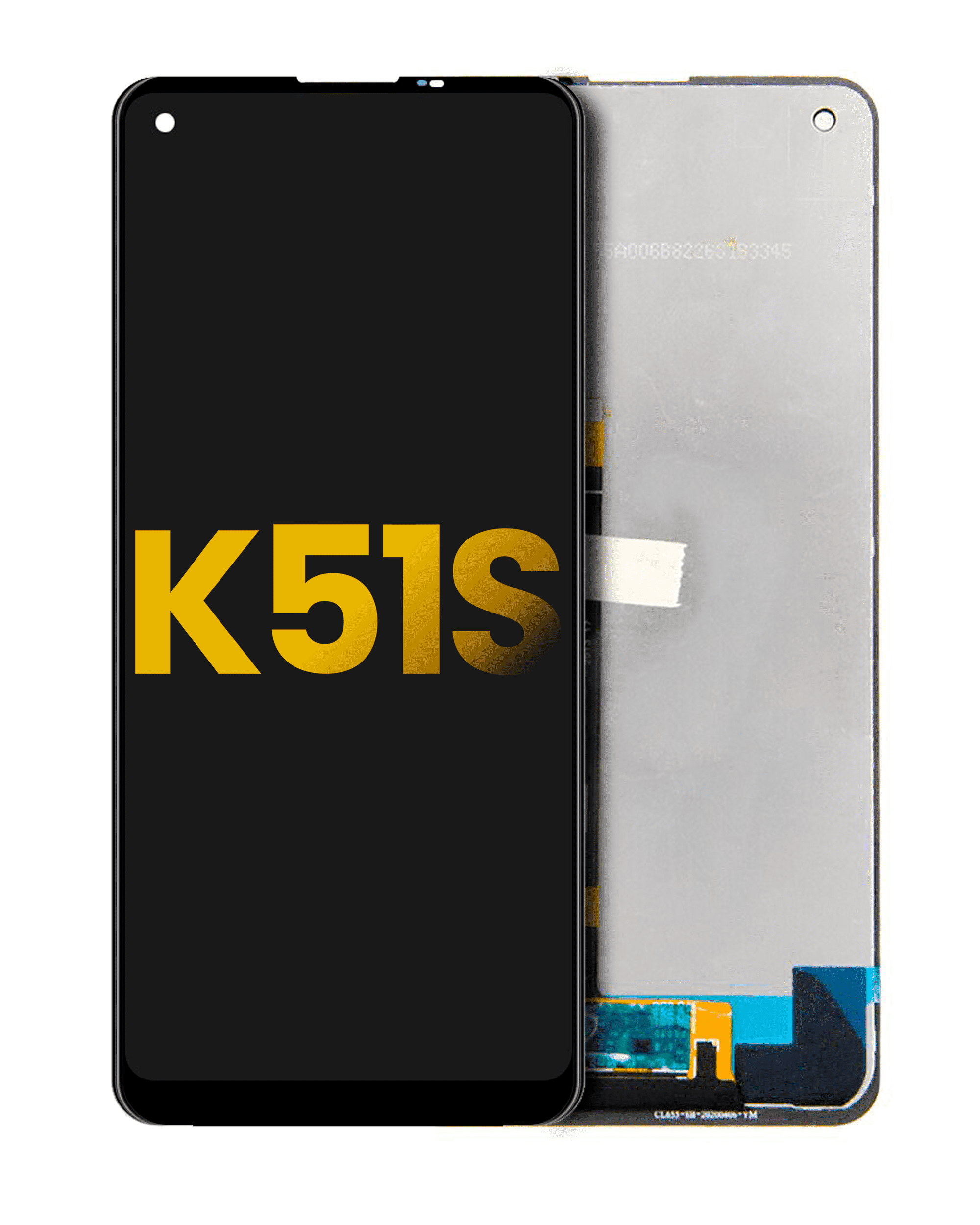 LCD-Display ohne Rahmen für LG K51S (Generalüberholt) (Alle Farben)