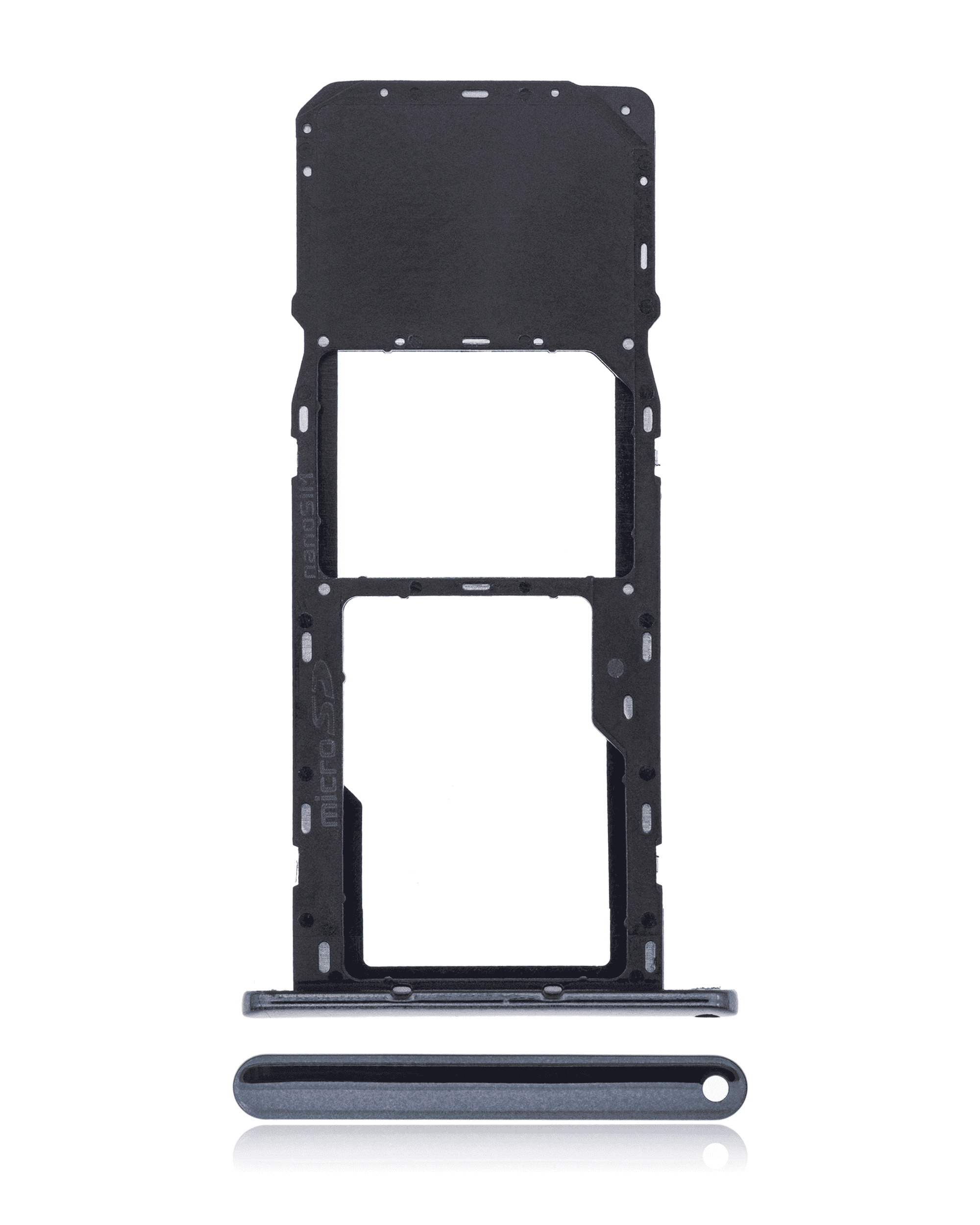 Einzel-SIM-Kartenfach für LG K51 (K500MM) (Schwarz)