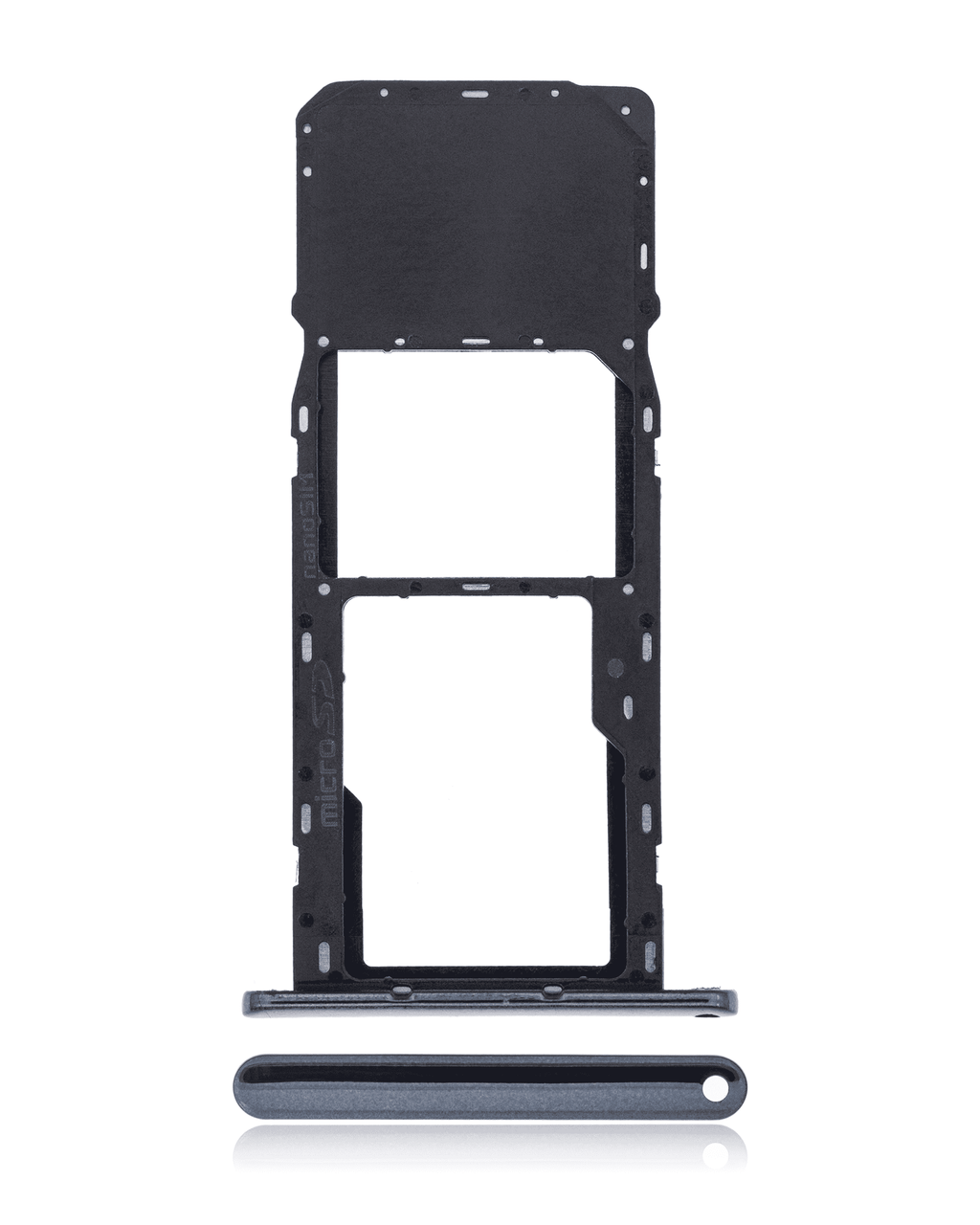 Einzel-SIM-Kartenfach für LG K51 (K500MM) (Schwarz)