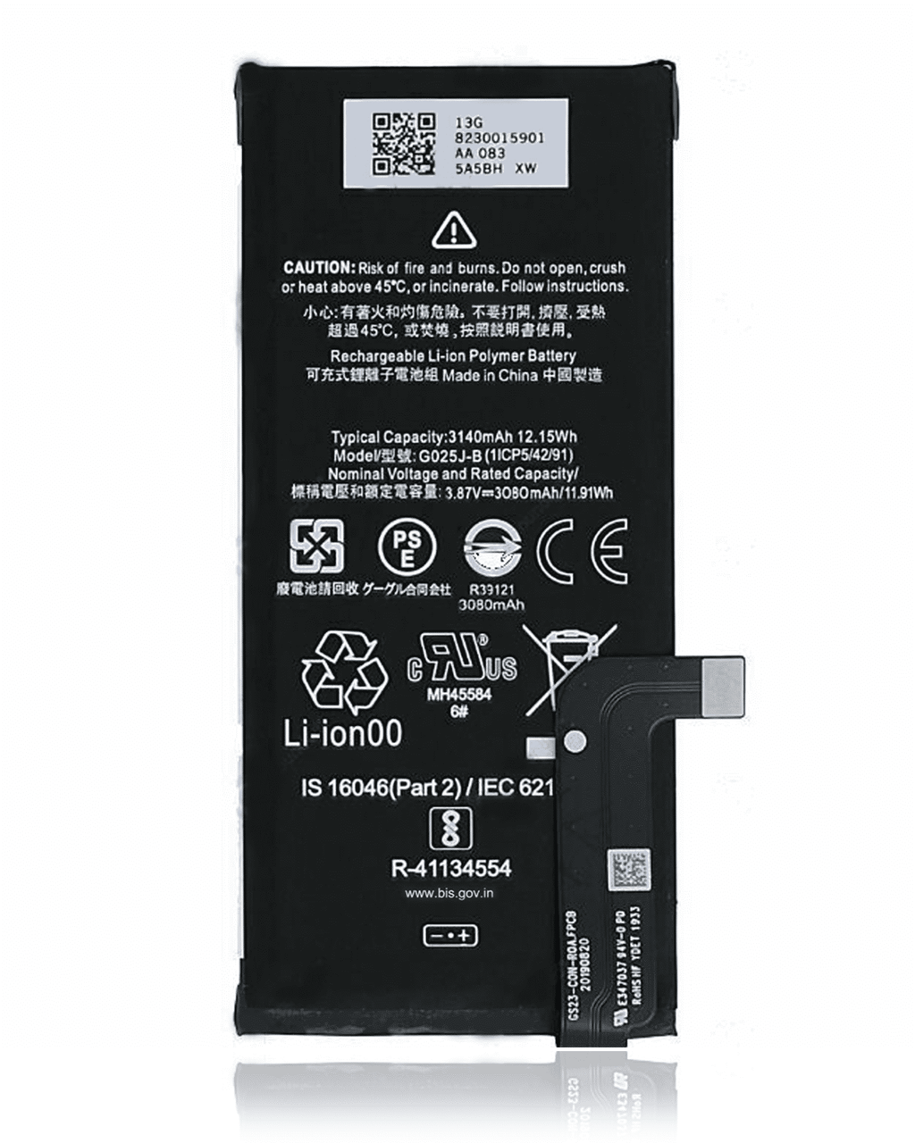 Replacement Battery for Google Pixel 4a (G025J-B) – Original OEM
