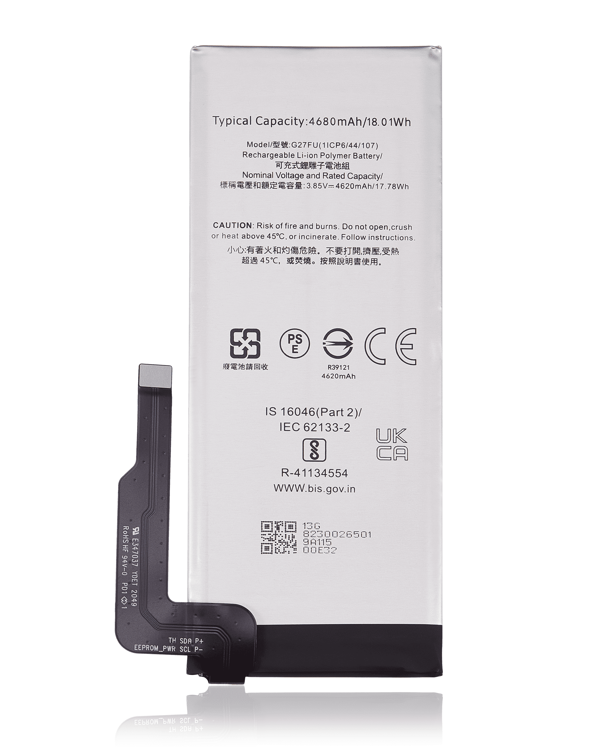 Replacement Battery for Google Pixel 5A (G27FU)