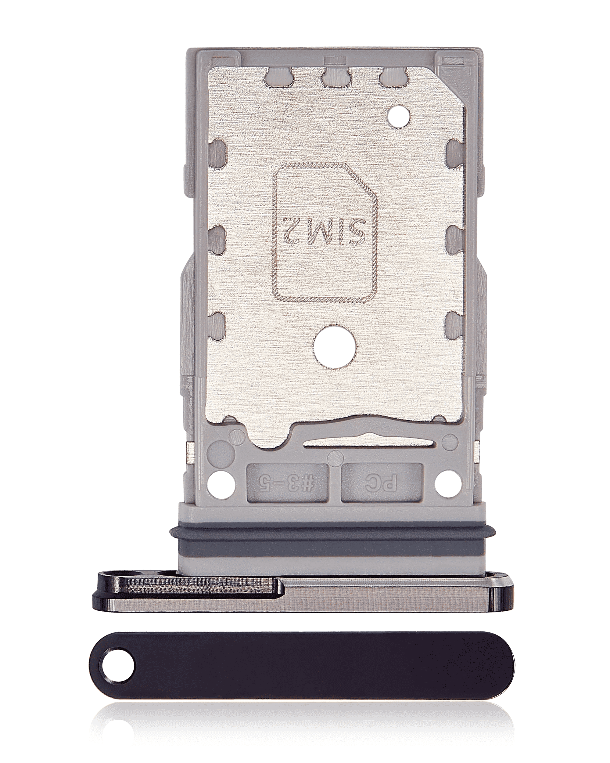Dual SIM Card Tray for Samsung Galaxy Z Fold 4 (F936) Phantom Black