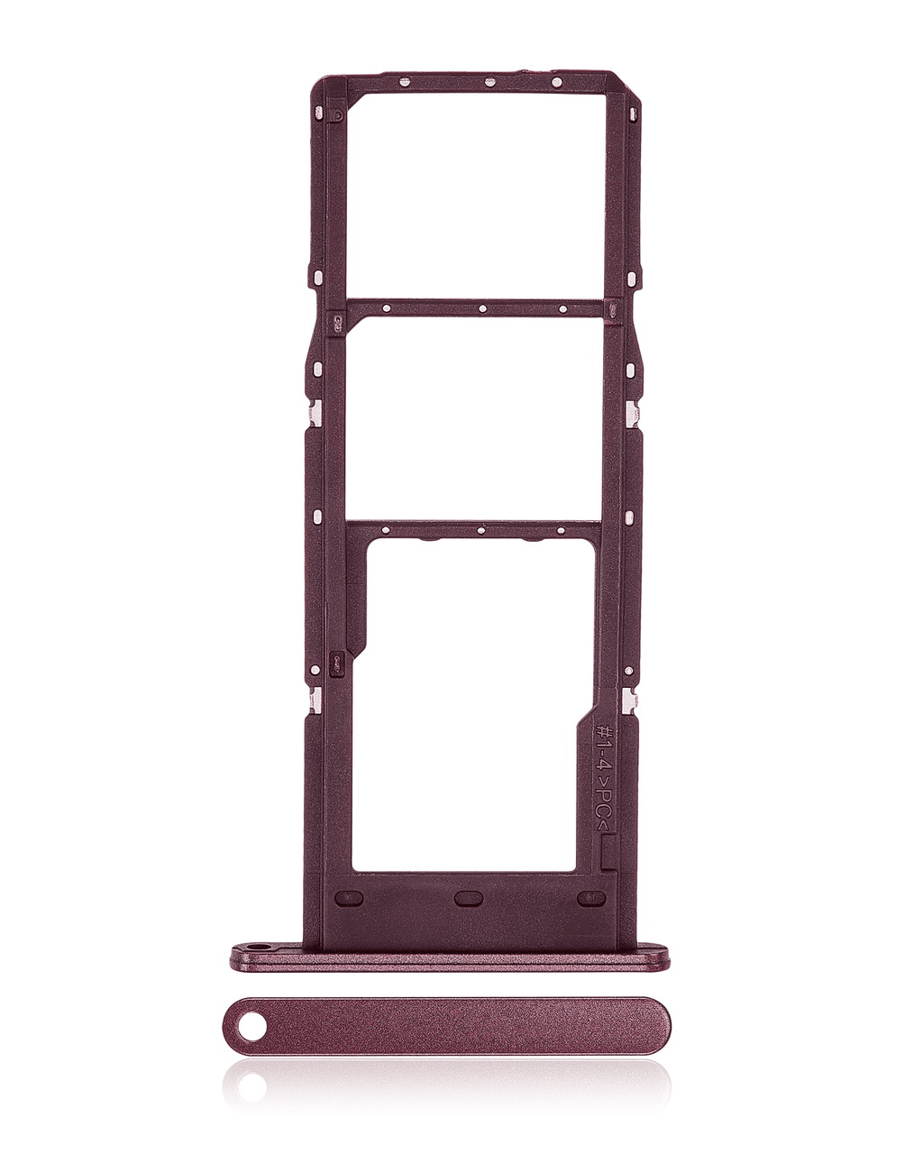 Dual SIM Card Tray for Samsung Galaxy A14 5G (A146F / 2023) - Dark Red