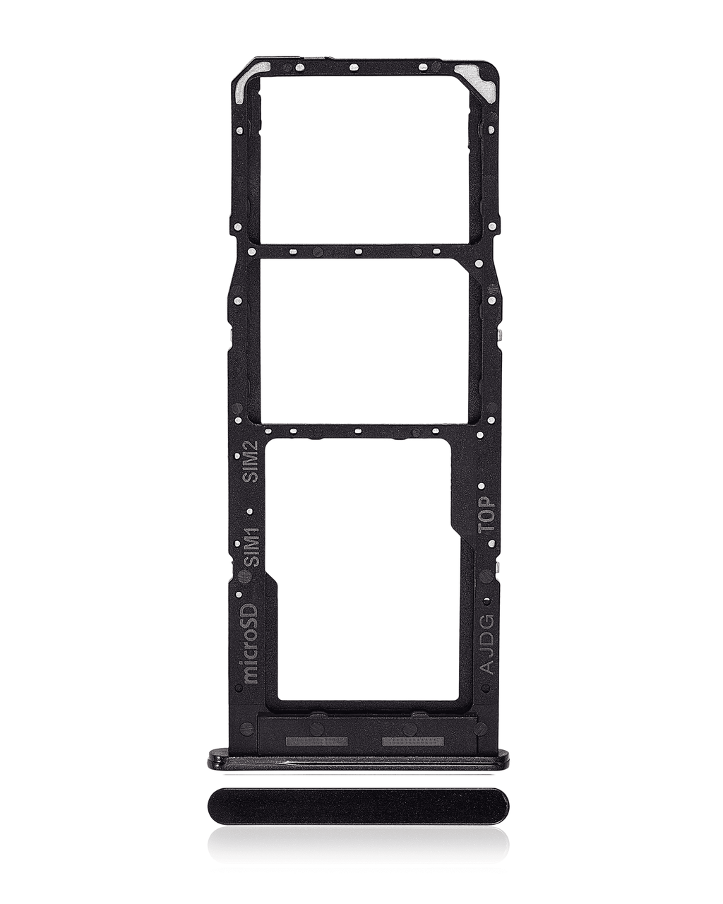 Dual SIM card tray for Samsung Galaxy A04S (A047 / 2022) (Black)